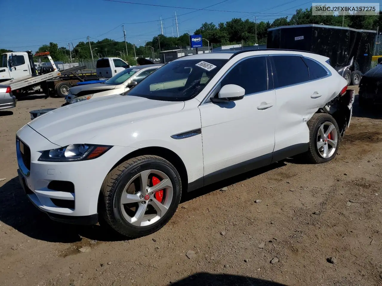 2019 Jaguar F-Pace Premium VIN: SADCJ2FX8KA357275 Lot: 56060876