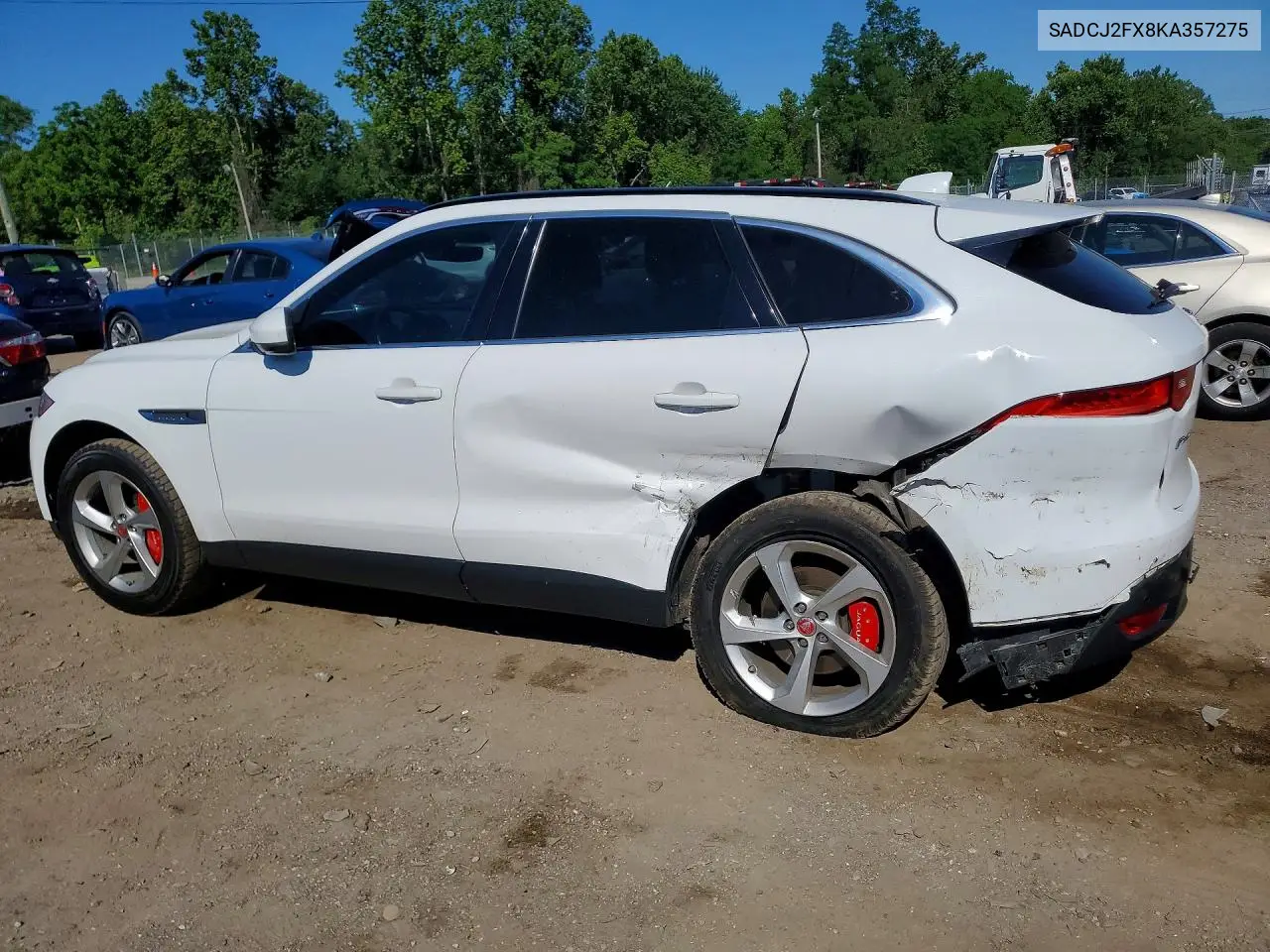 2019 Jaguar F-Pace Premium VIN: SADCJ2FX8KA357275 Lot: 56060876