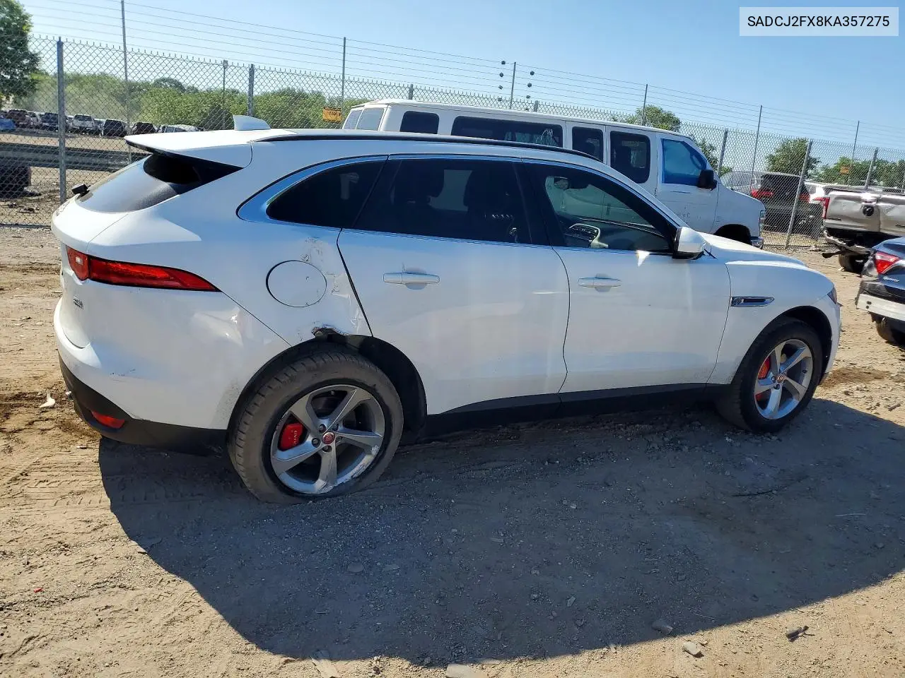 2019 Jaguar F-Pace Premium VIN: SADCJ2FX8KA357275 Lot: 56060876