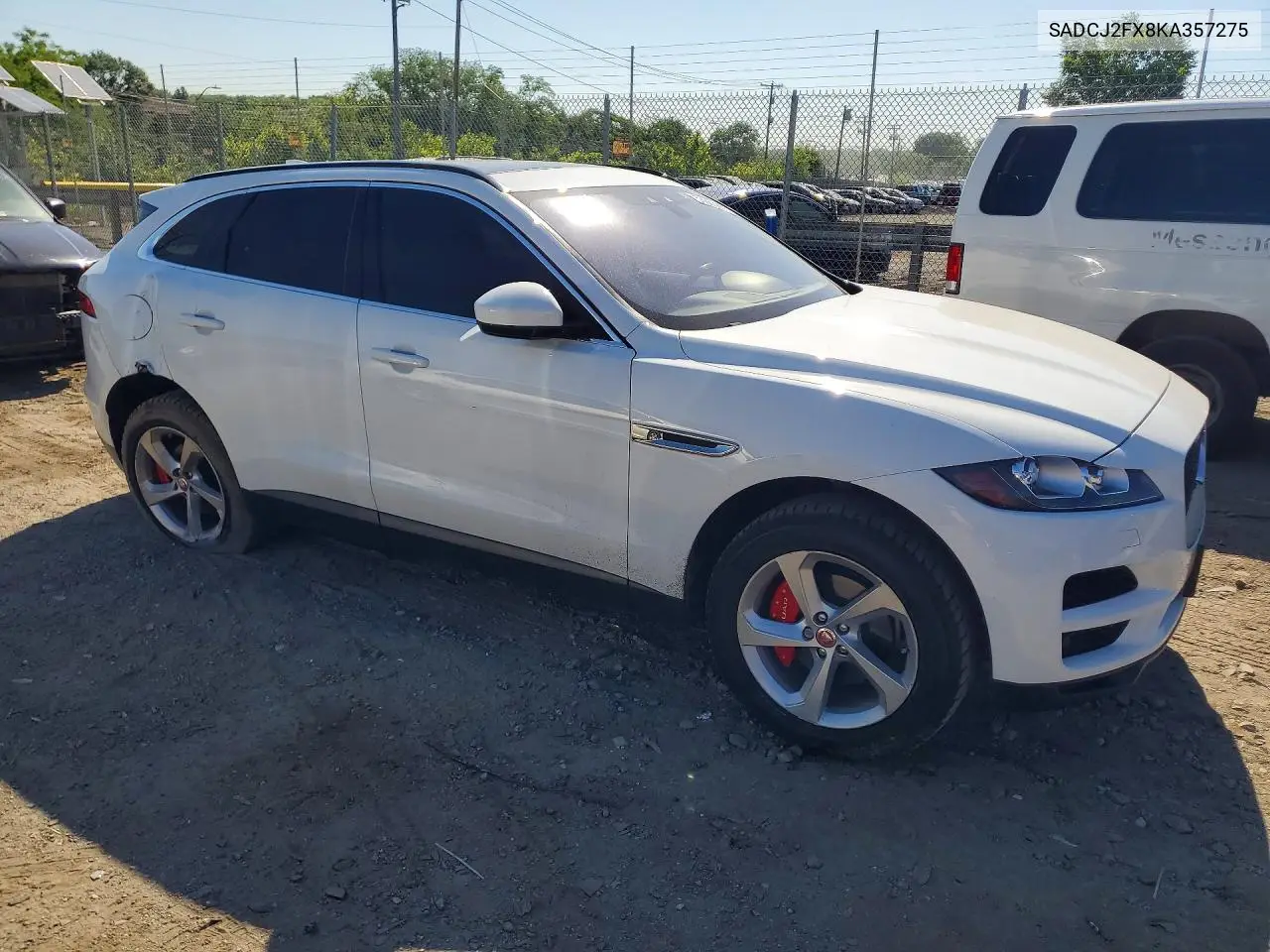 2019 Jaguar F-Pace Premium VIN: SADCJ2FX8KA357275 Lot: 56060876