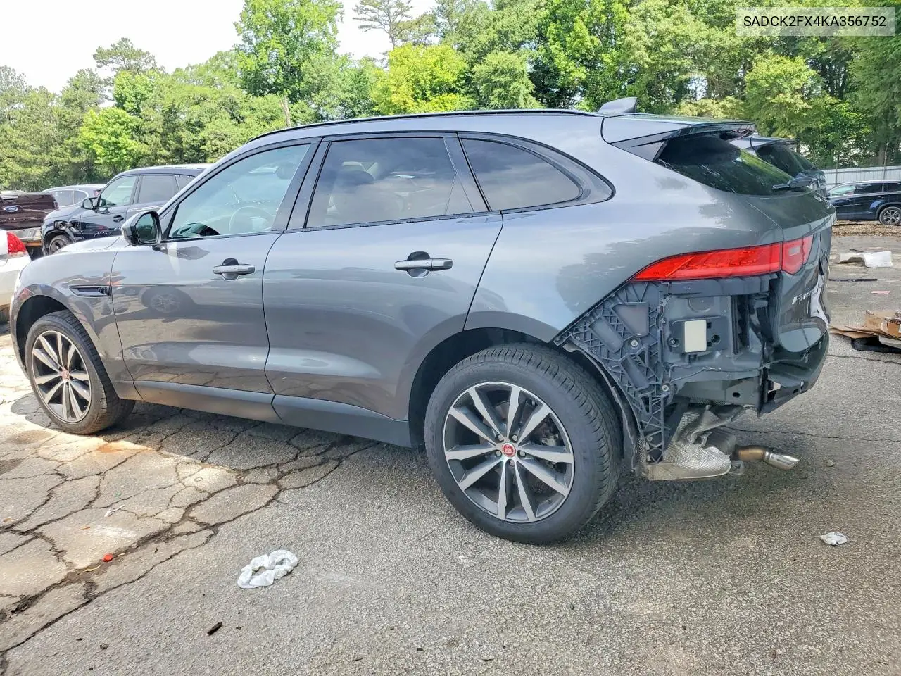 2019 Jaguar F-Pace Prestige VIN: SADCK2FX4KA356752 Lot: 56088846