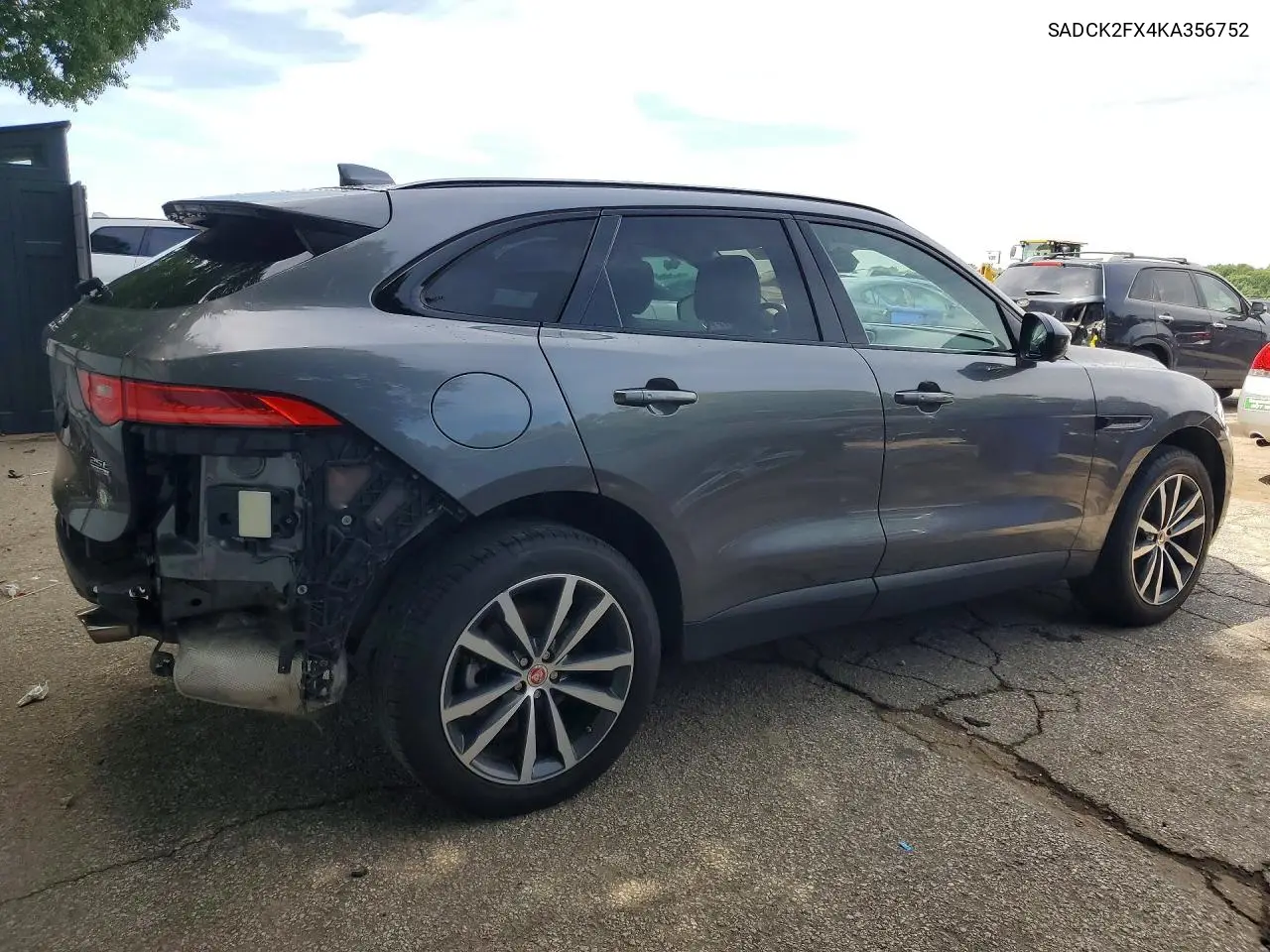 2019 Jaguar F-Pace Prestige VIN: SADCK2FX4KA356752 Lot: 56088846