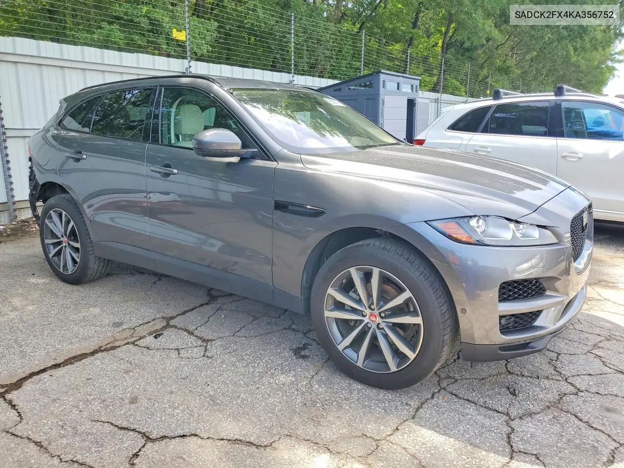 2019 Jaguar F-Pace Prestige VIN: SADCK2FX4KA356752 Lot: 56088846