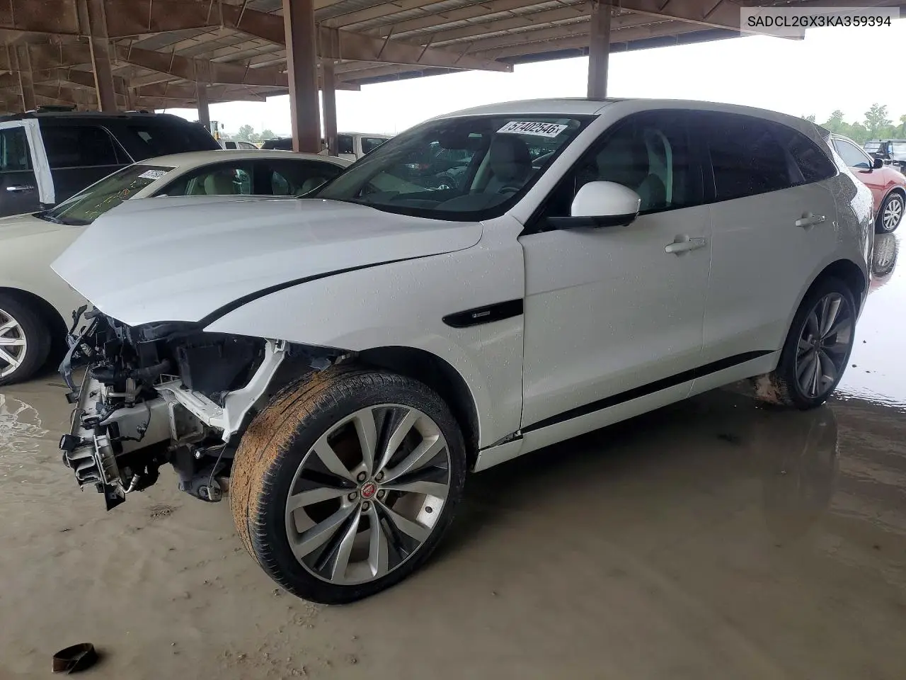 2019 Jaguar F-Pace R - Sport VIN: SADCL2GX3KA359394 Lot: 57402546