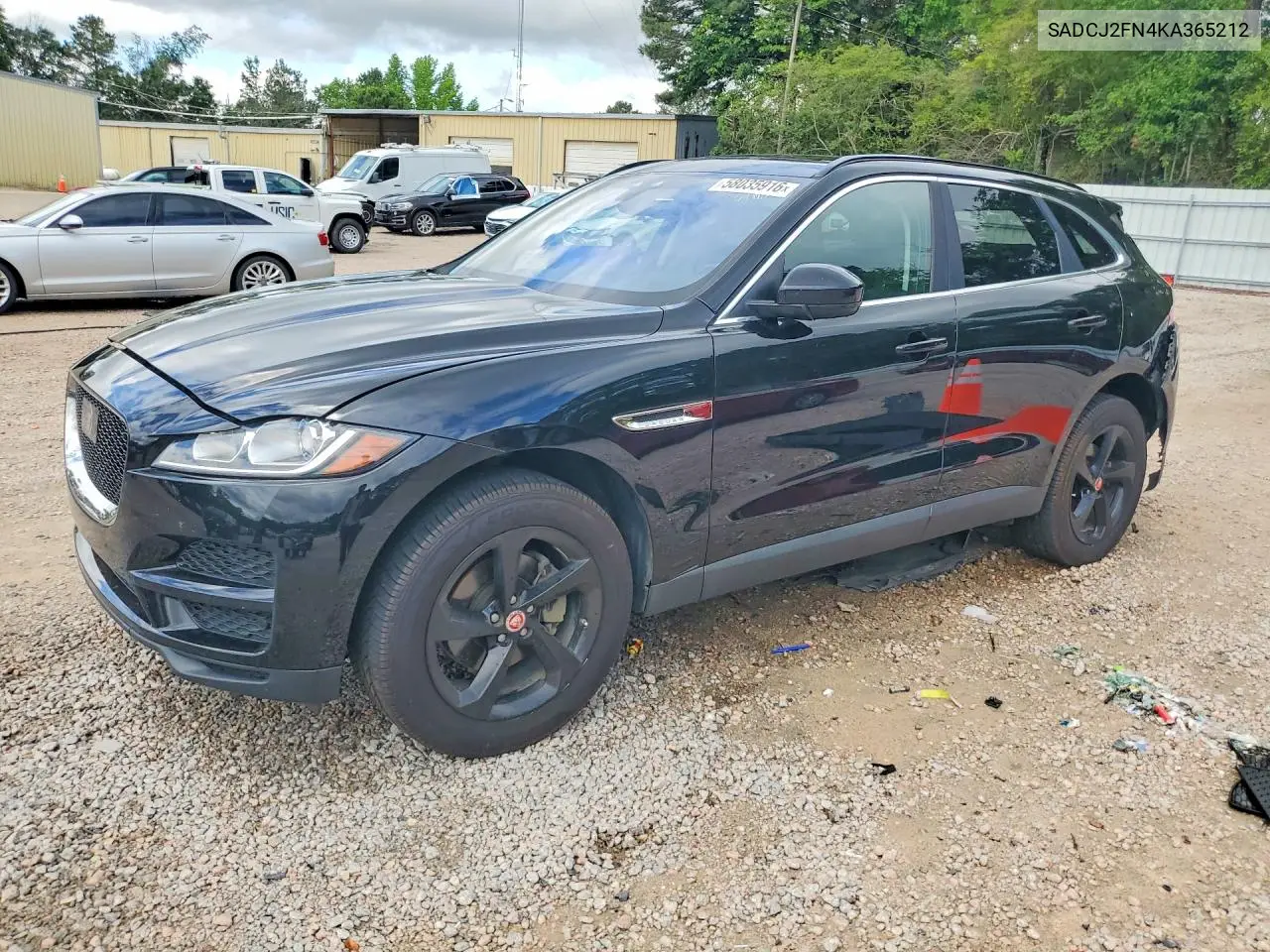 2019 Jaguar F-Pace Premium VIN: SADCJ2FN4KA365212 Lot: 58035916