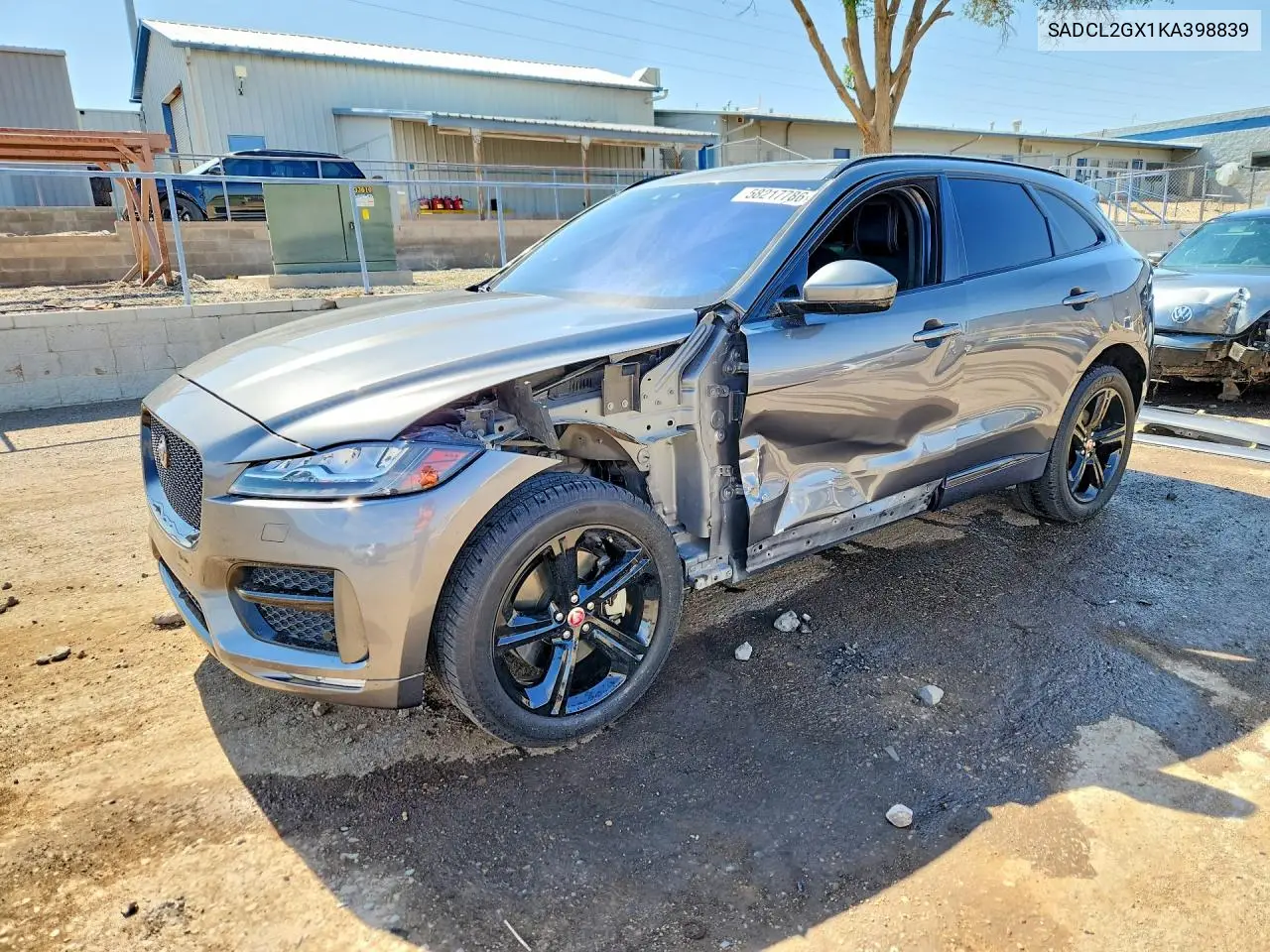 2019 Jaguar F-Pace R - Sport VIN: SADCL2GX1KA398839 Lot: 58217786