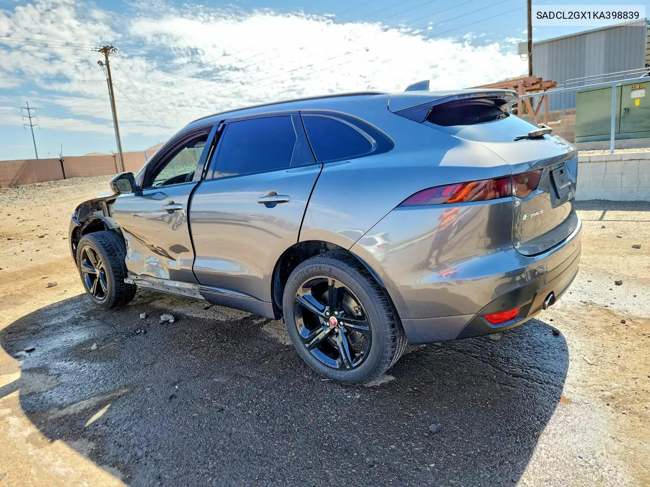 2019 Jaguar F-Pace R - Sport VIN: SADCL2GX1KA398839 Lot: 58217786