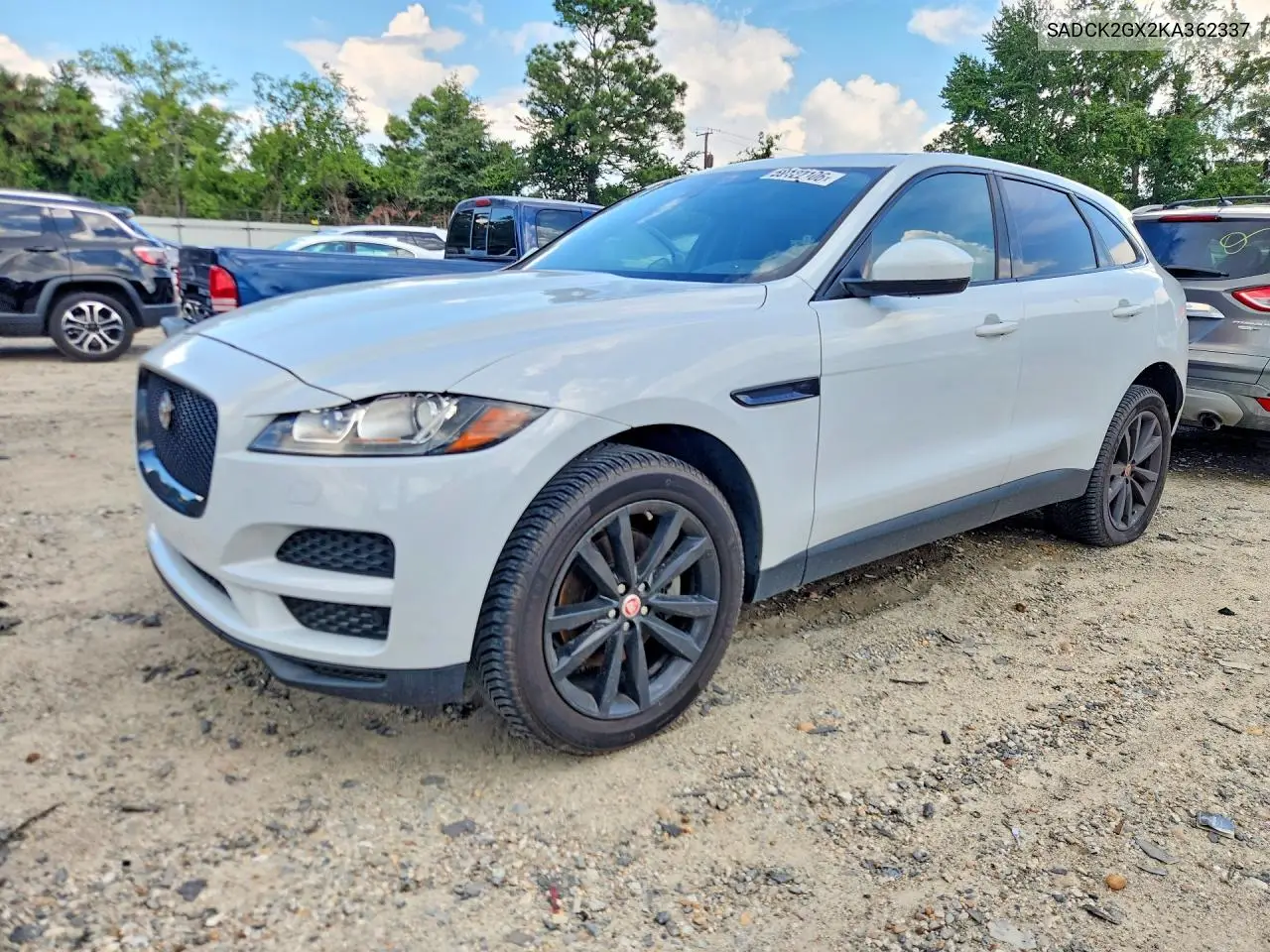 2019 Jaguar F-Pace Prestige VIN: SADCK2GX2KA362337 Lot: 59122106