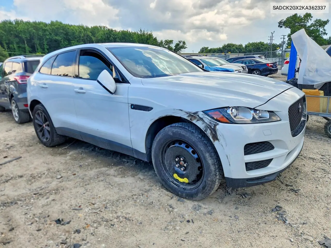 2019 Jaguar F-Pace Prestige VIN: SADCK2GX2KA362337 Lot: 59122106