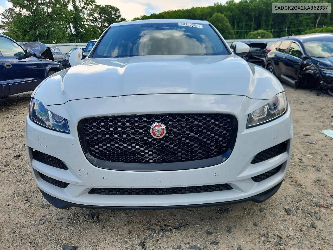 2019 Jaguar F-Pace Prestige VIN: SADCK2GX2KA362337 Lot: 59122106