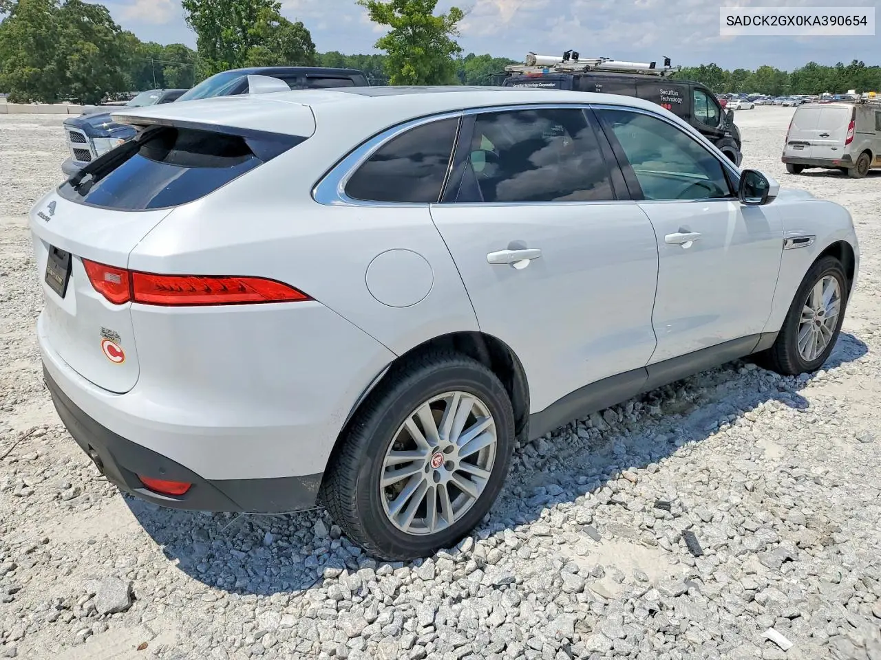 2019 Jaguar F-Pace Prestige VIN: SADCK2GX0KA390654 Lot: 59722256