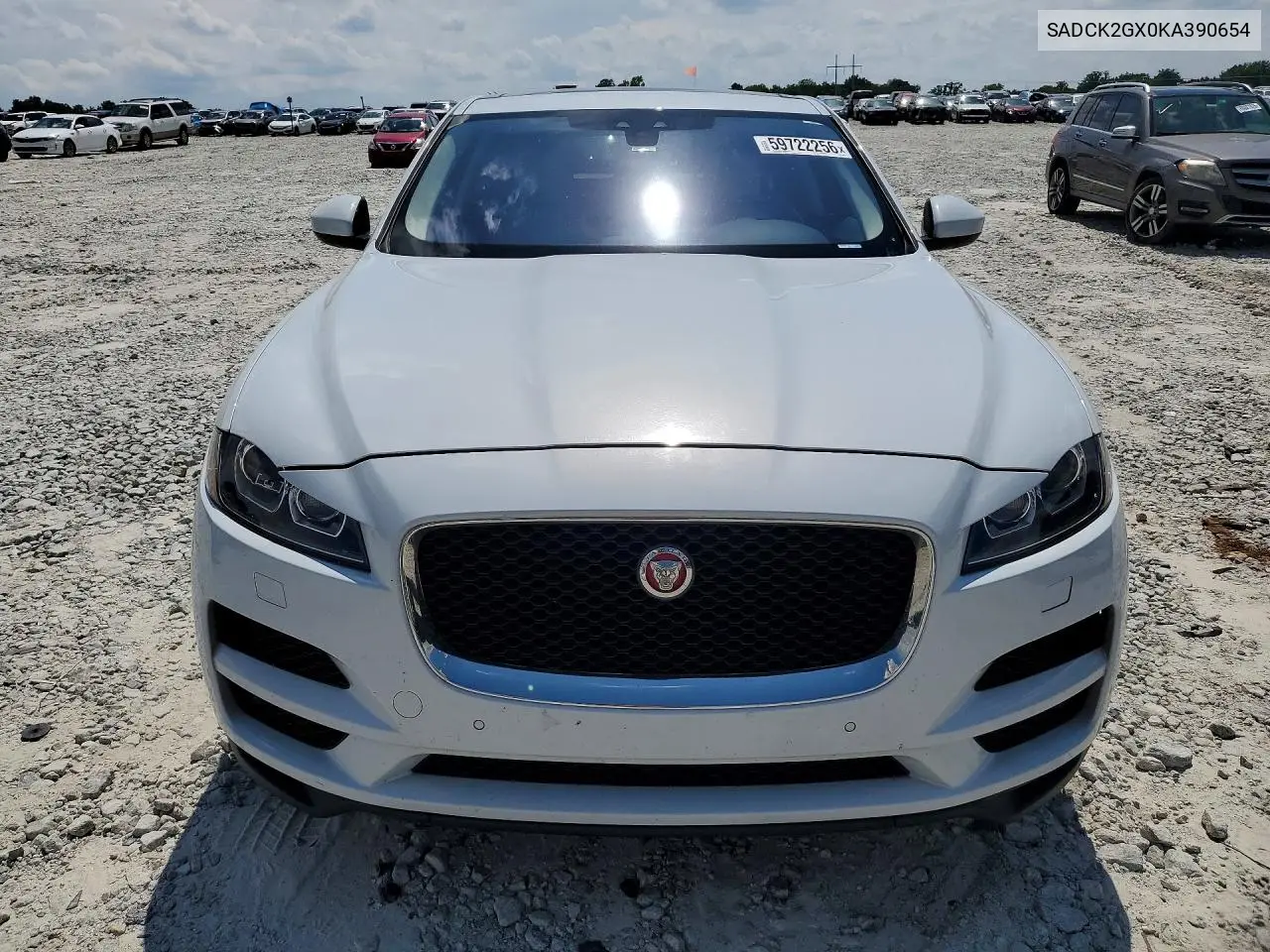 2019 Jaguar F-Pace Prestige VIN: SADCK2GX0KA390654 Lot: 59722256