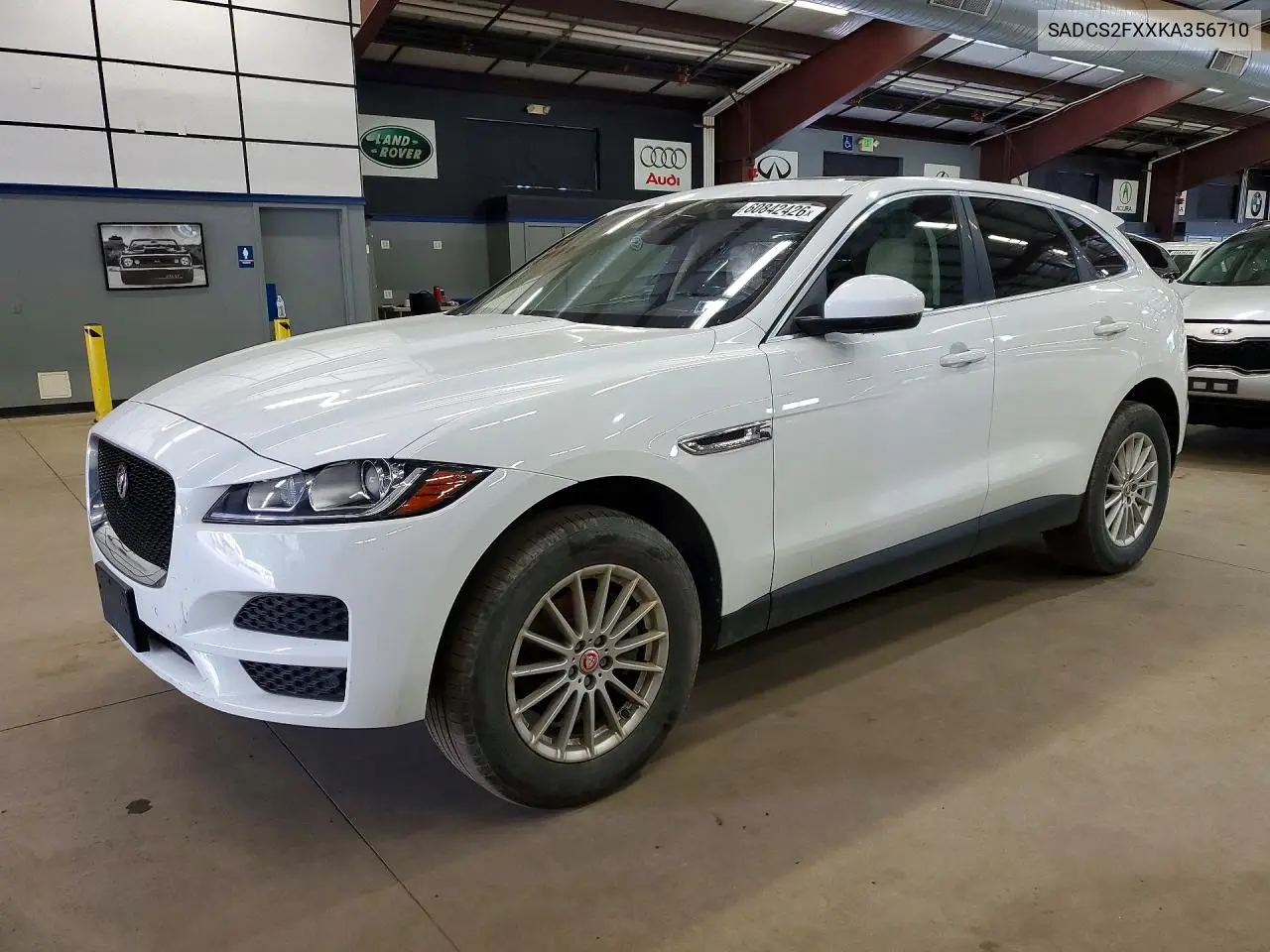 2019 Jaguar F-Pace VIN: SADCS2FXXKA356710 Lot: 60842426