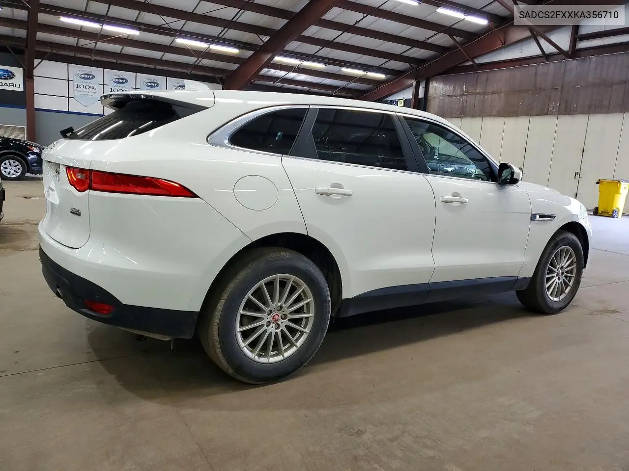 2019 Jaguar F-Pace VIN: SADCS2FXXKA356710 Lot: 60842426