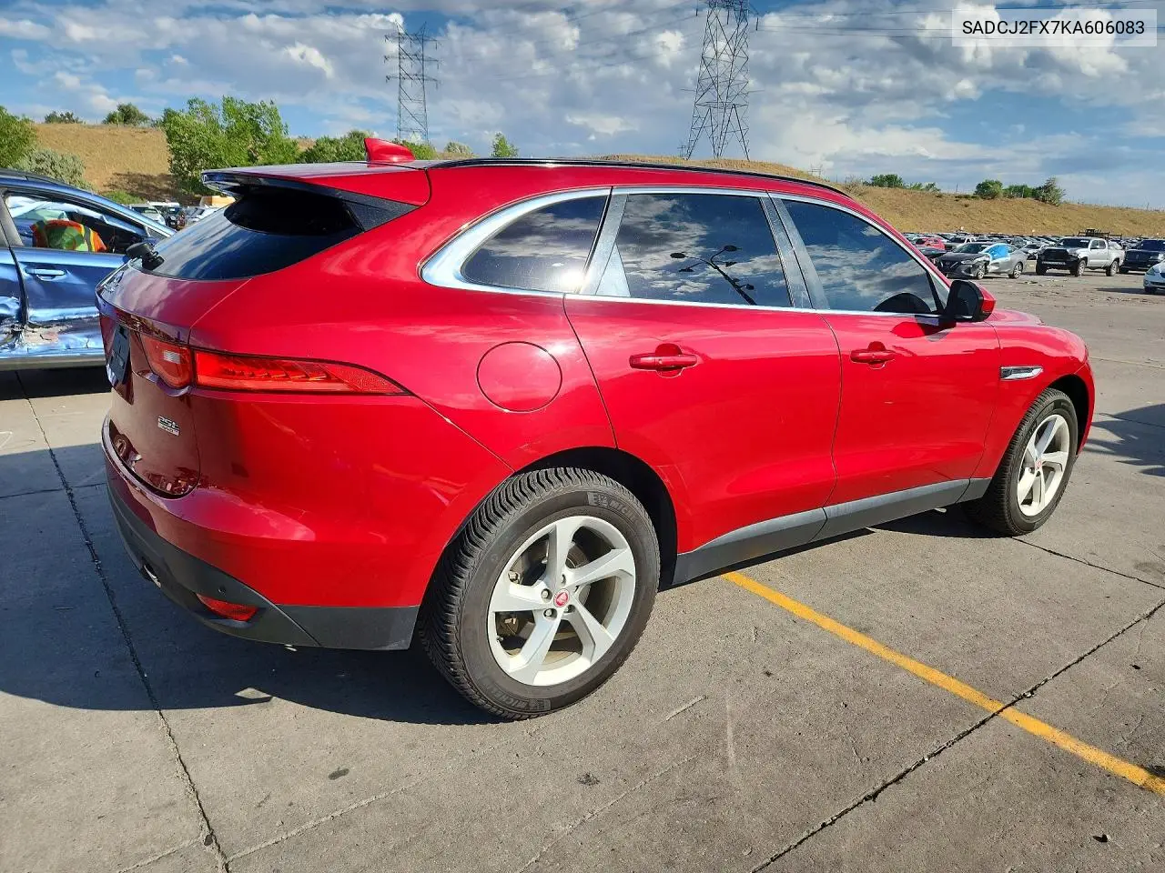 2019 Jaguar F-Pace Premium VIN: SADCJ2FX7KA606083 Lot: 61575976
