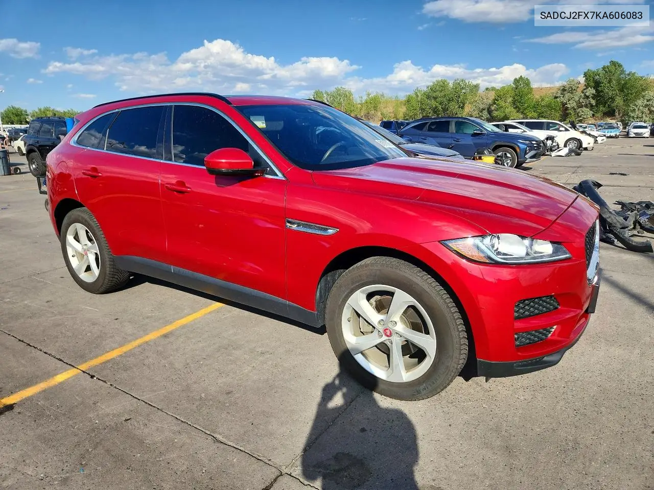 2019 Jaguar F-Pace Premium VIN: SADCJ2FX7KA606083 Lot: 61575976