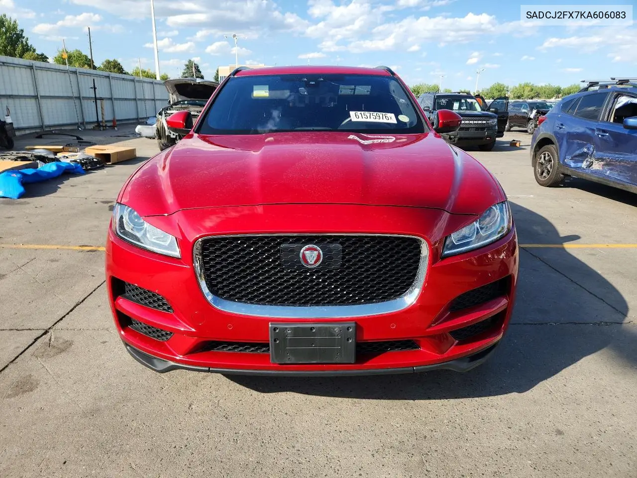 2019 Jaguar F-Pace Premium VIN: SADCJ2FX7KA606083 Lot: 61575976