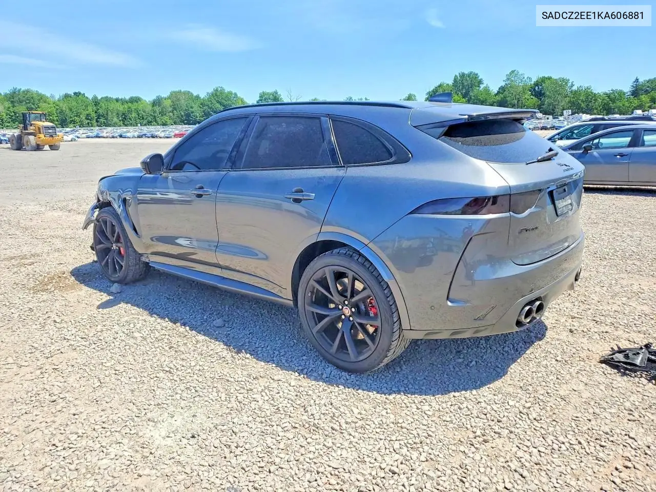 2019 Jaguar F-Pace Svr VIN: SADCZ2EE1KA606881 Lot: 61986386