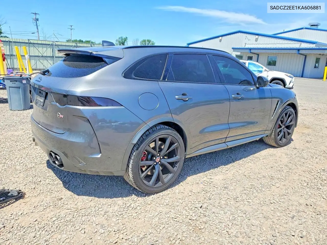 2019 Jaguar F-Pace Svr VIN: SADCZ2EE1KA606881 Lot: 61986386