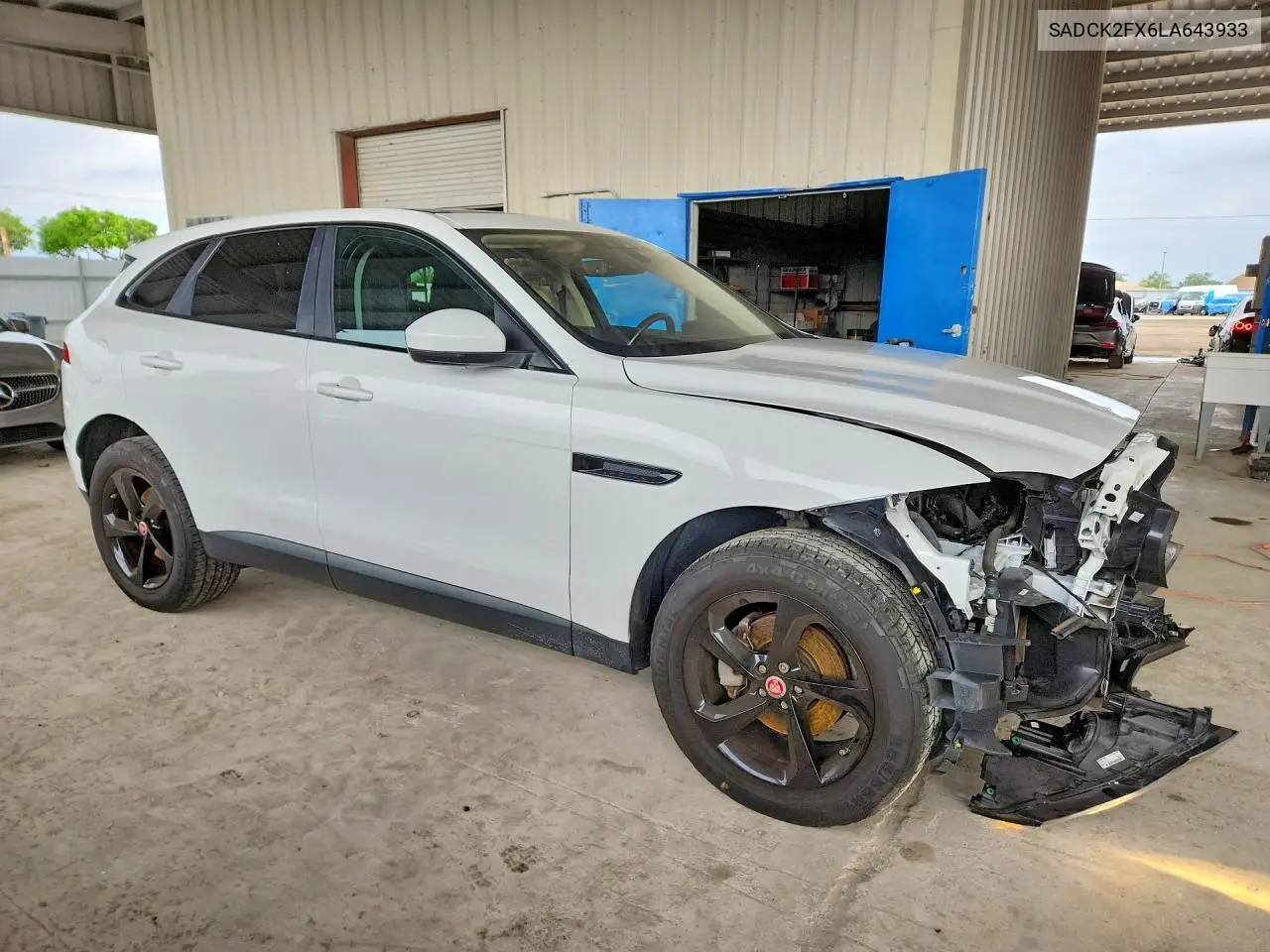 2020 Jaguar F-Pace Prestige VIN: SADCK2FX6LA643933 Lot: 55630076