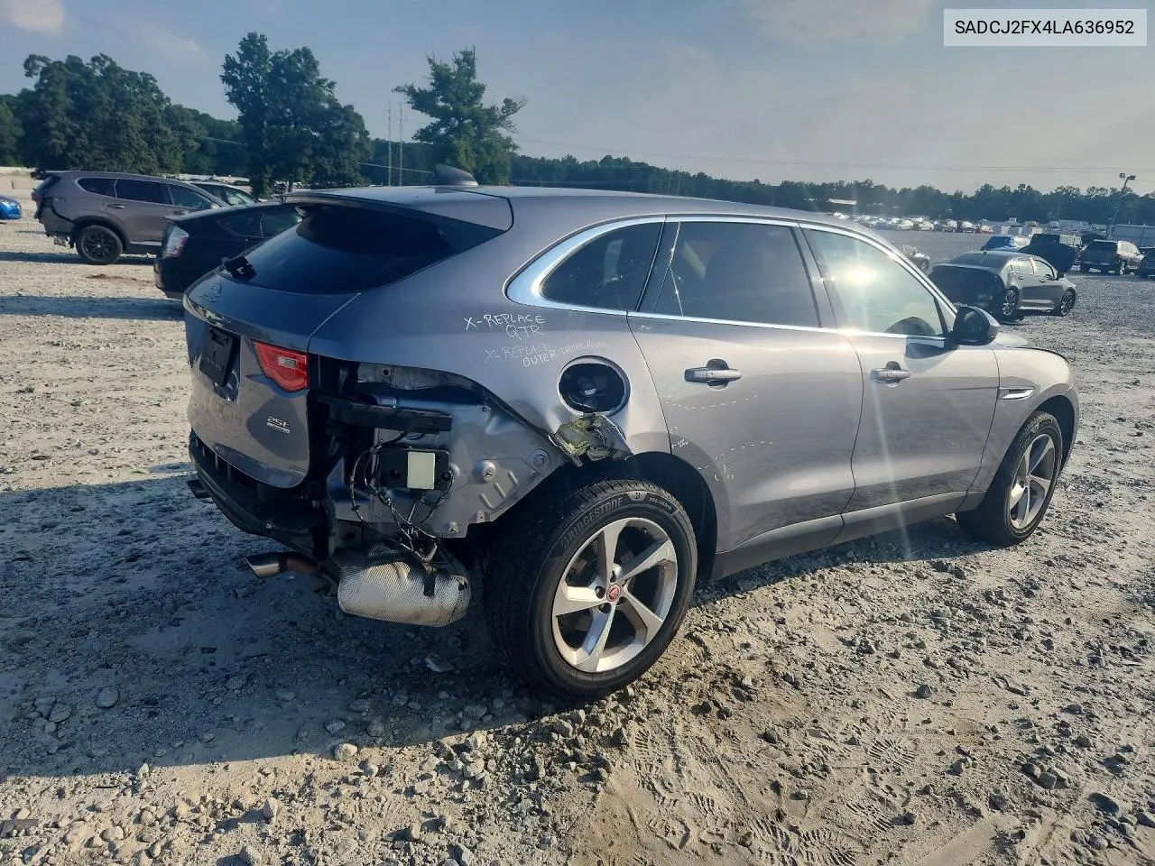 2020 Jaguar F-Pace Premium VIN: SADCJ2FX4LA636952 Lot: 56132106