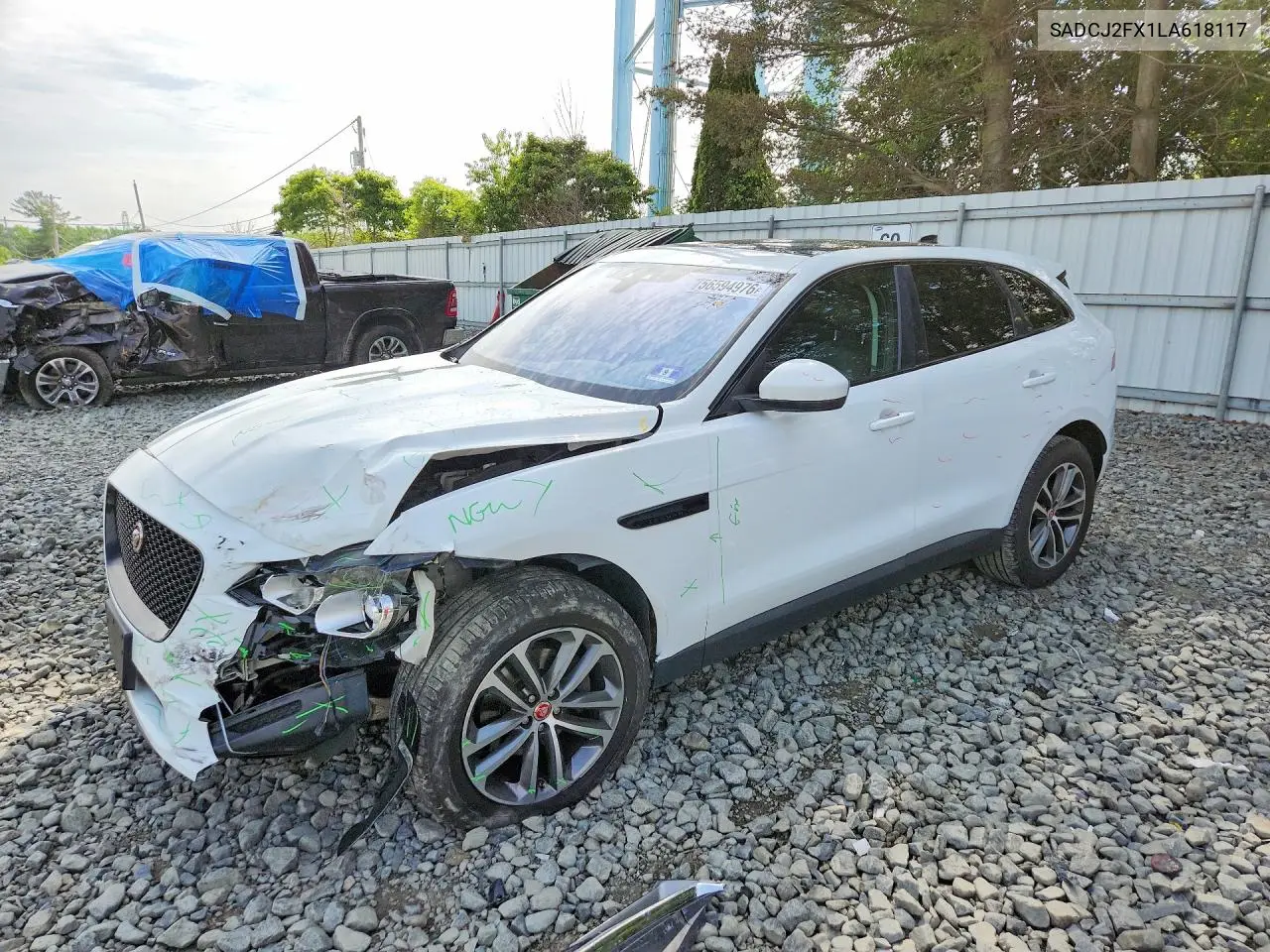 2020 Jaguar F-Pace Premium VIN: SADCJ2FX1LA618117 Lot: 56594976