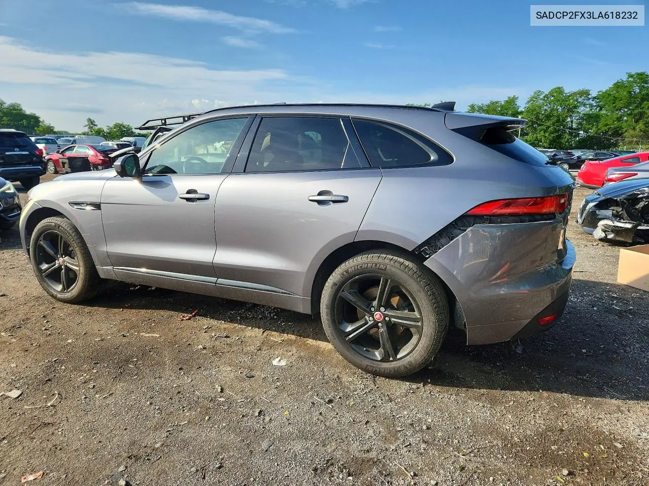 2020 Jaguar F-Pace Checkered Flag VIN: SADCP2FX3LA618232 Lot: 56644626
