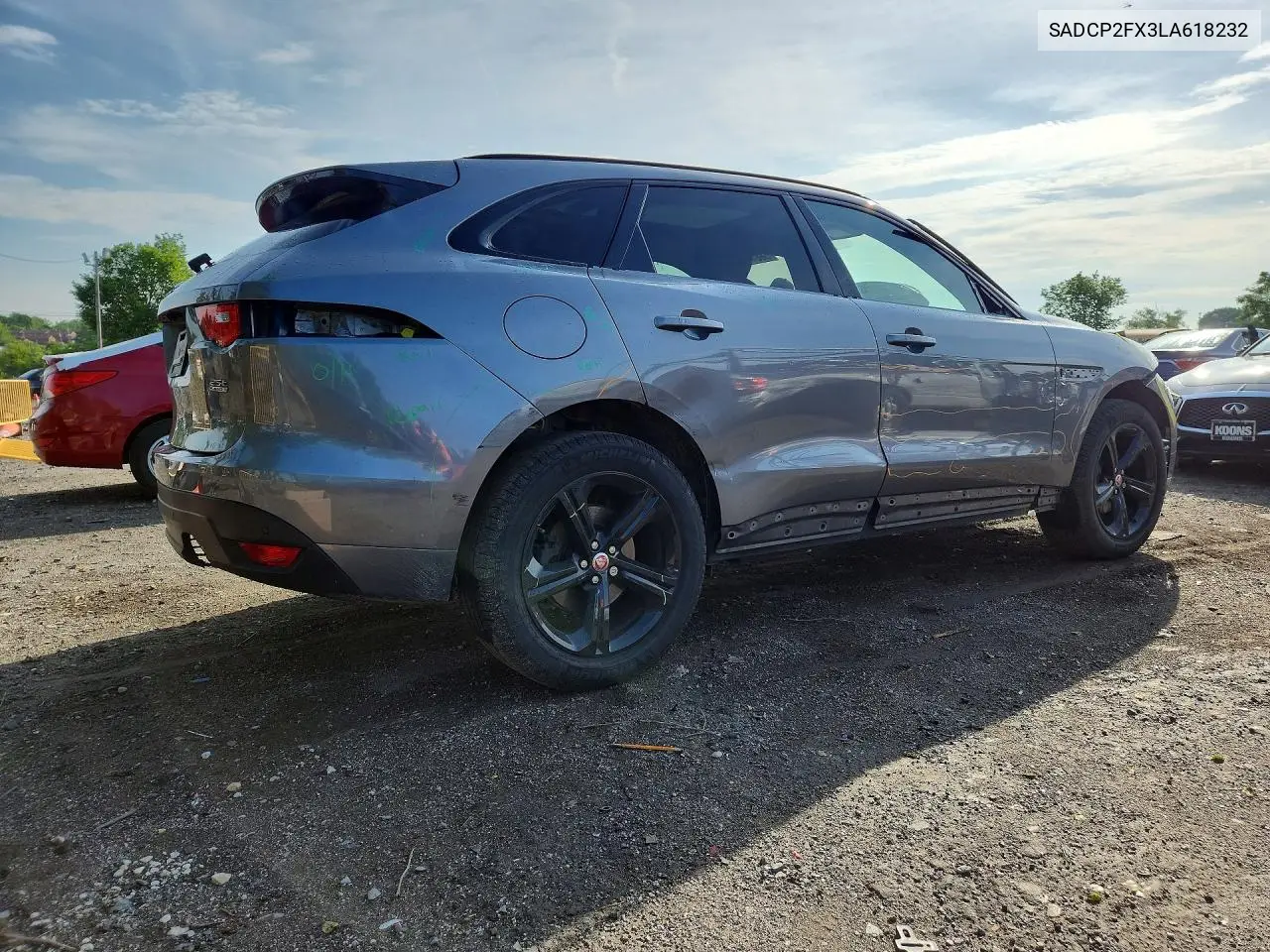 2020 Jaguar F-Pace Checkered Flag VIN: SADCP2FX3LA618232 Lot: 56644626