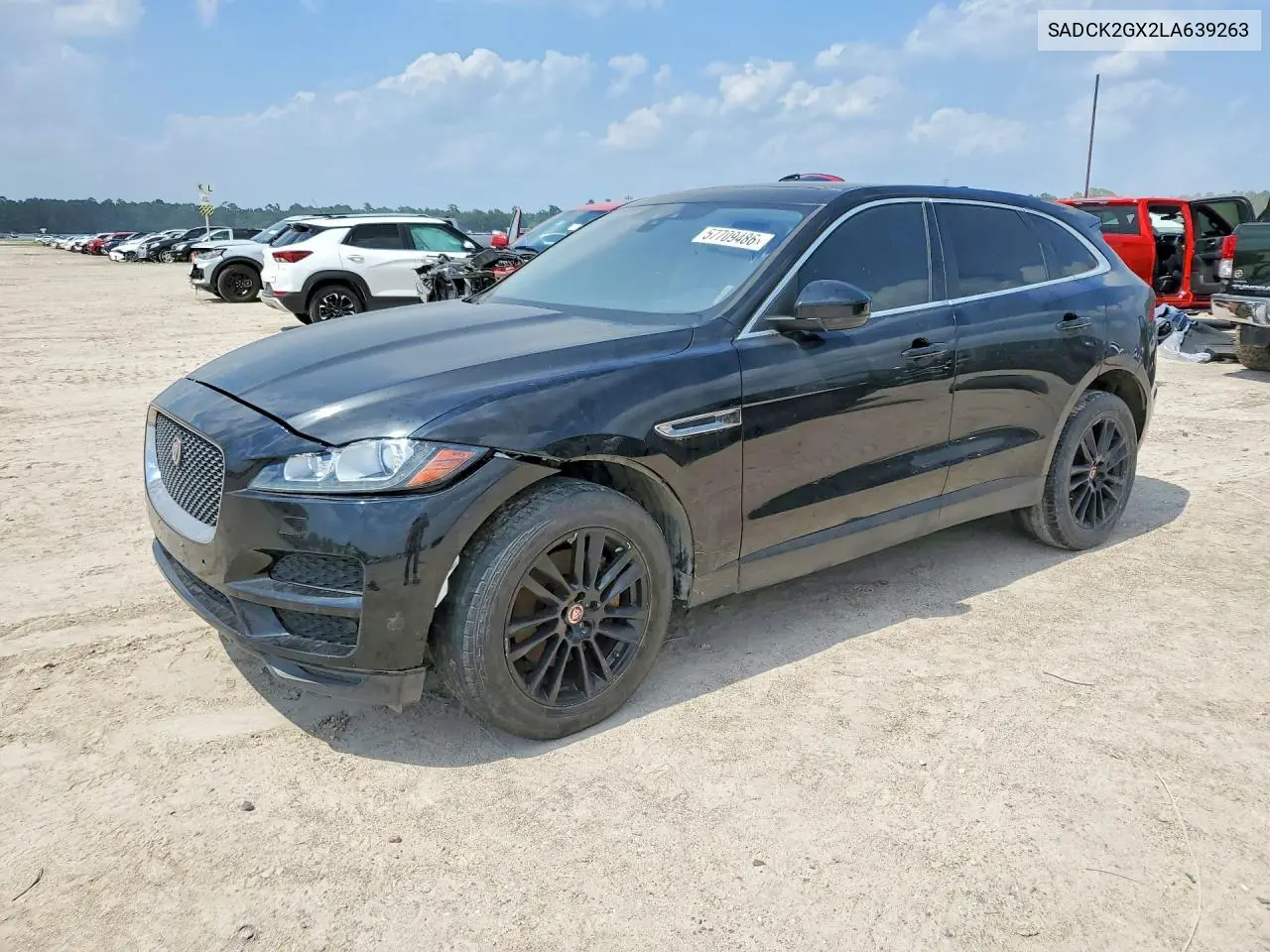 2020 Jaguar F-Pace Prestige VIN: SADCK2GX2LA639263 Lot: 57709486