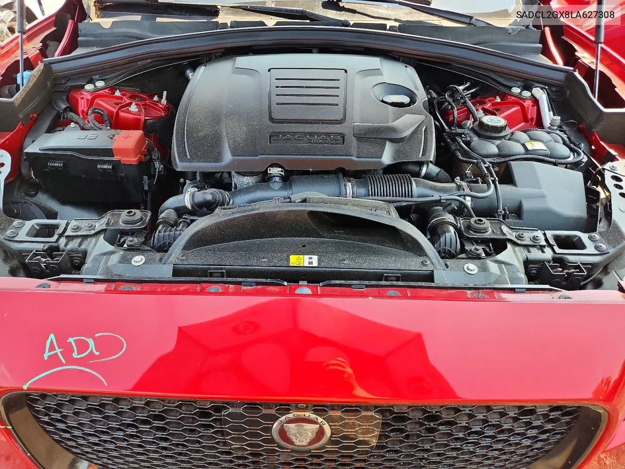 2020 Jaguar F-Pace R - Sport VIN: SADCL2GX8LA627308 Lot: 58377466