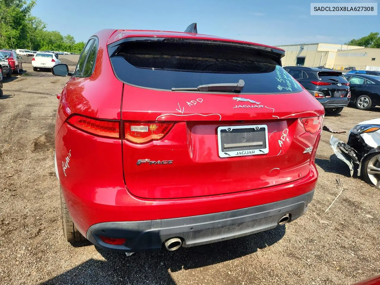 2020 Jaguar F-Pace R - Sport VIN: SADCL2GX8LA627308 Lot: 58377466
