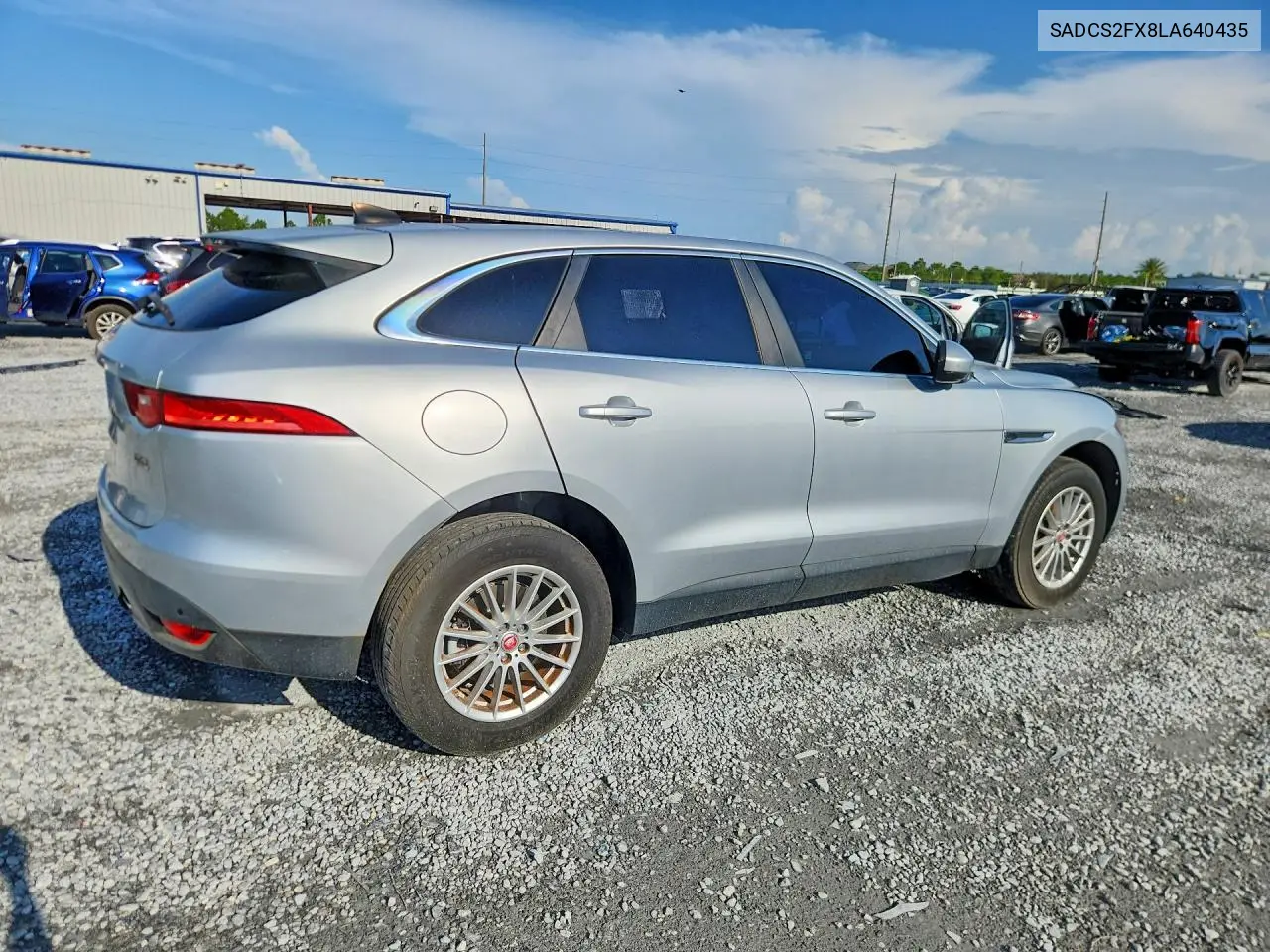2020 Jaguar F-Pace VIN: SADCS2FX8LA640435 Lot: 58635096