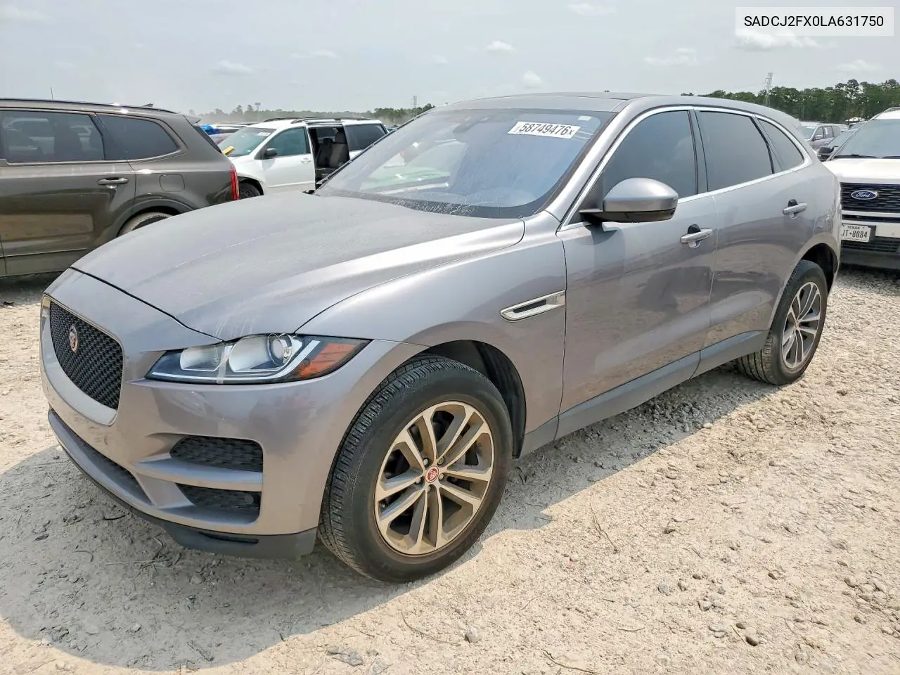 2020 Jaguar F-Pace Premium VIN: SADCJ2FX0LA631750 Lot: 58749476