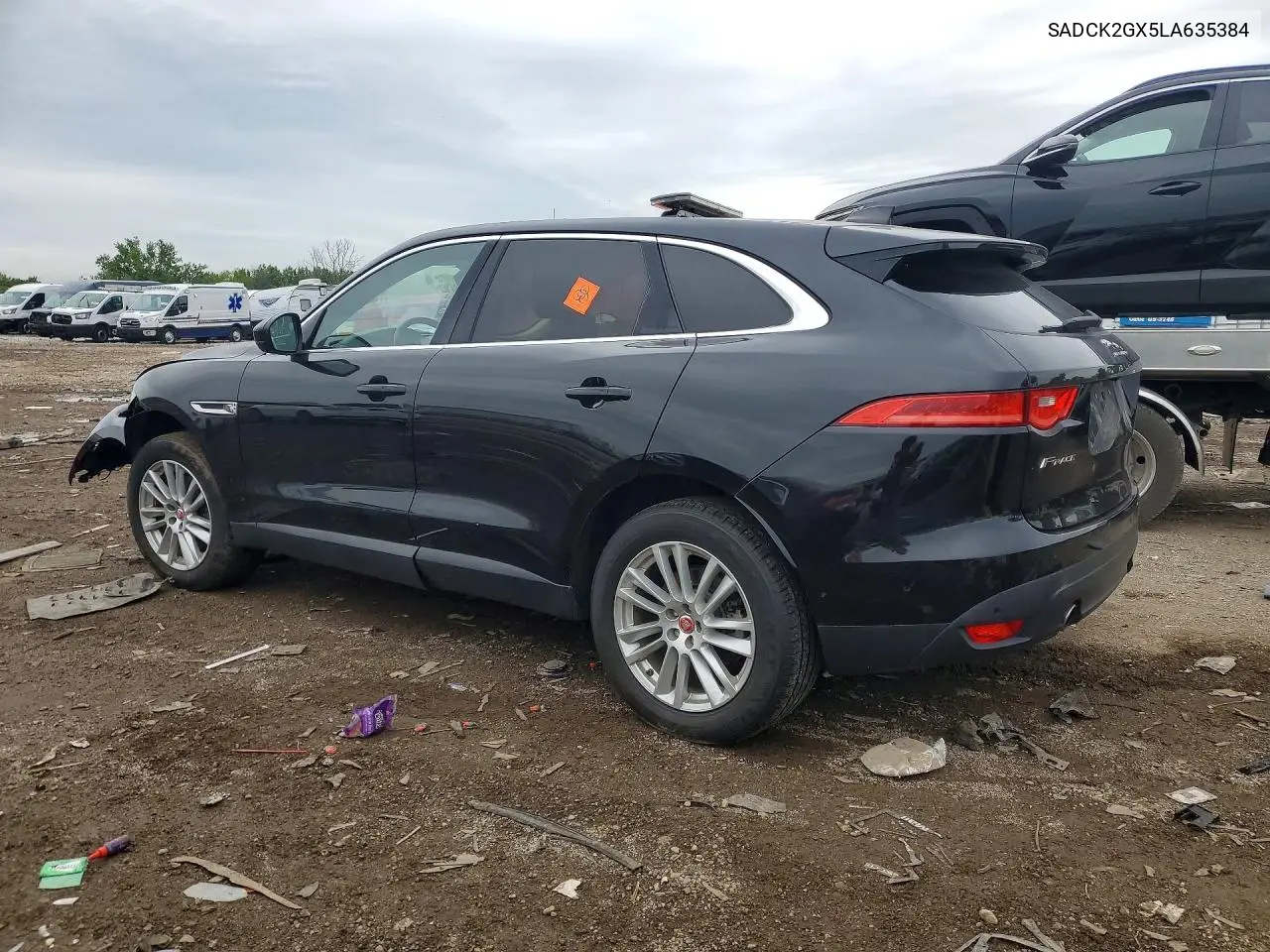 2020 Jaguar F-Pace Prestige VIN: SADCK2GX5LA635384 Lot: 58828236