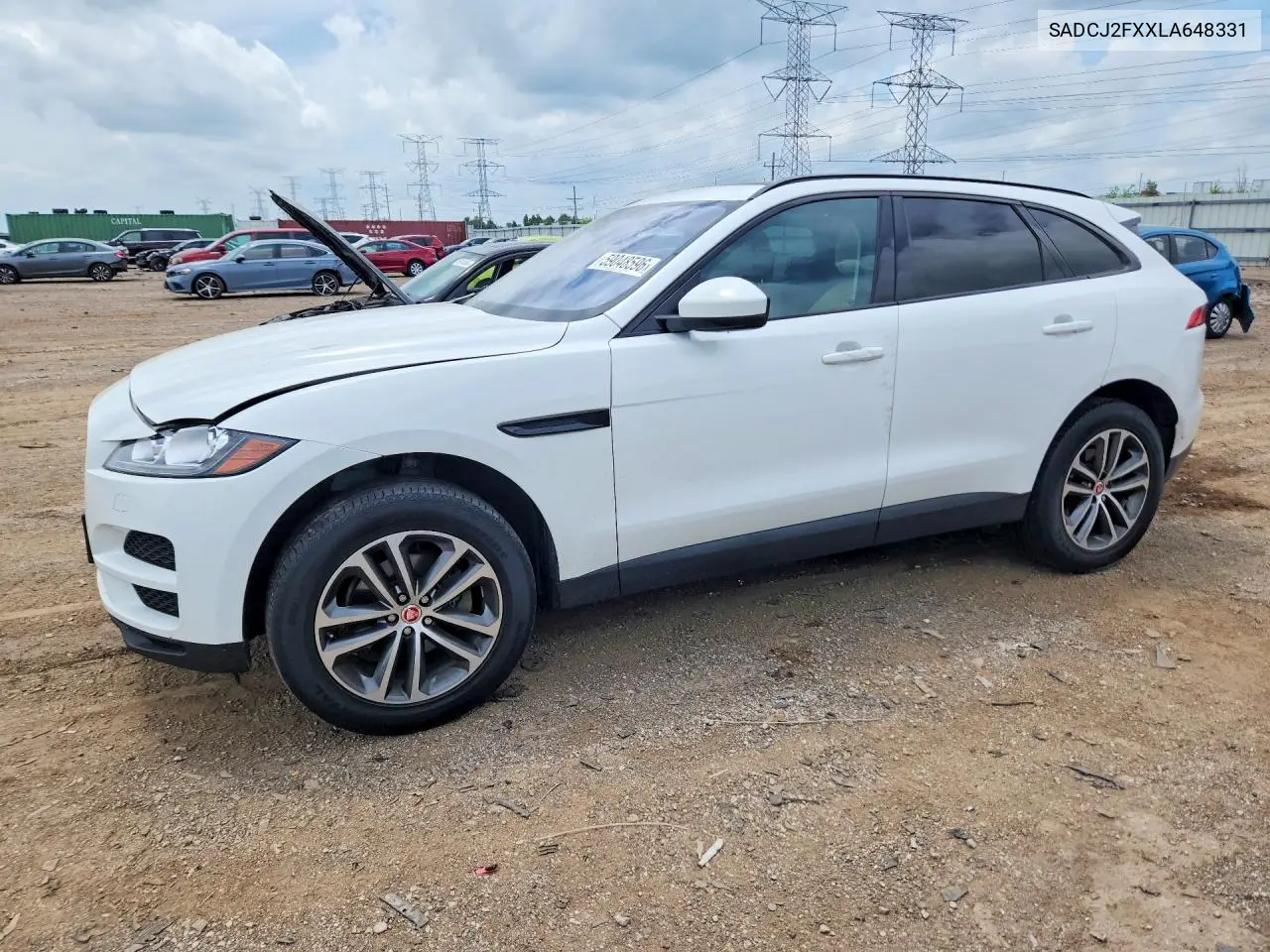 2020 Jaguar F-Pace Premium VIN: SADCJ2FXXLA648331 Lot: 59048596