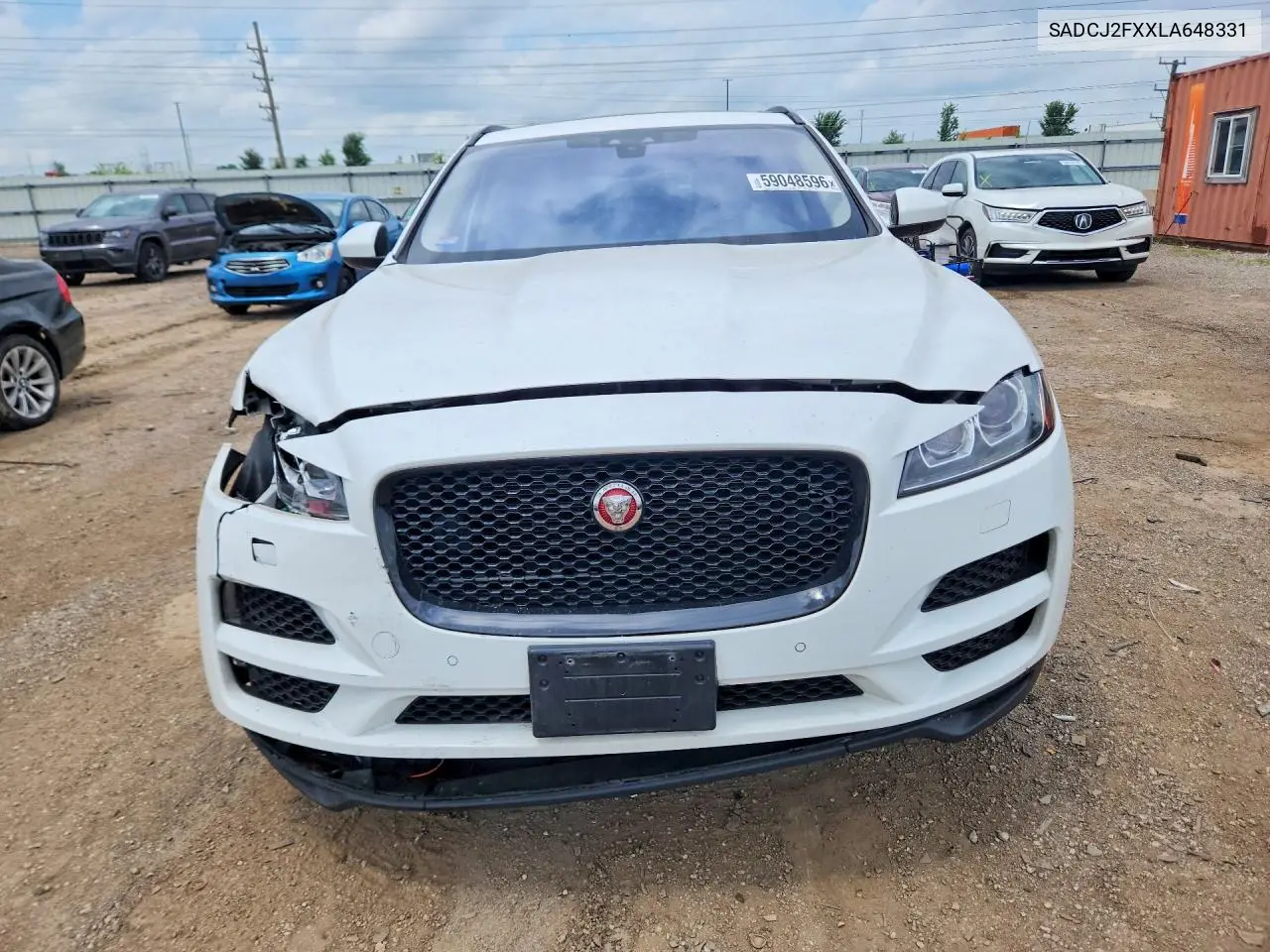 2020 Jaguar F-Pace Premium VIN: SADCJ2FXXLA648331 Lot: 59048596