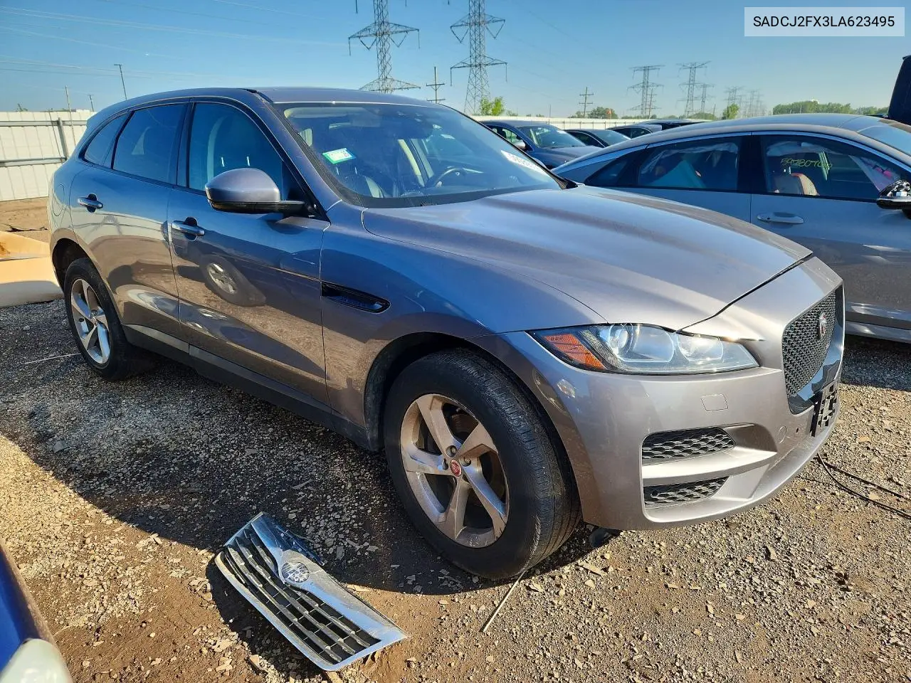 2020 Jaguar F-Pace Premium VIN: SADCJ2FX3LA623495 Lot: 59089156