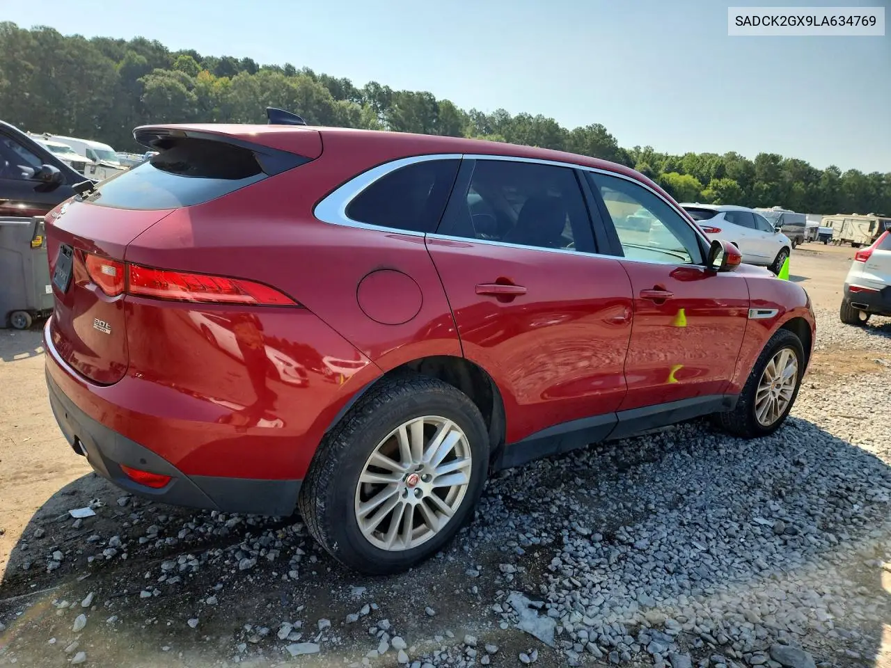 2020 Jaguar F-Pace 4C 4D Suv 30T Prestige VIN: SADCK2GX9LA634769 Lot: 59332766