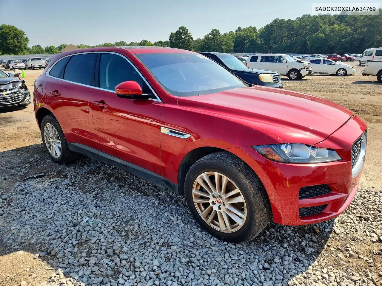 2020 Jaguar F-Pace 4C 4D Suv 30T Prestige VIN: SADCK2GX9LA634769 Lot: 59332766