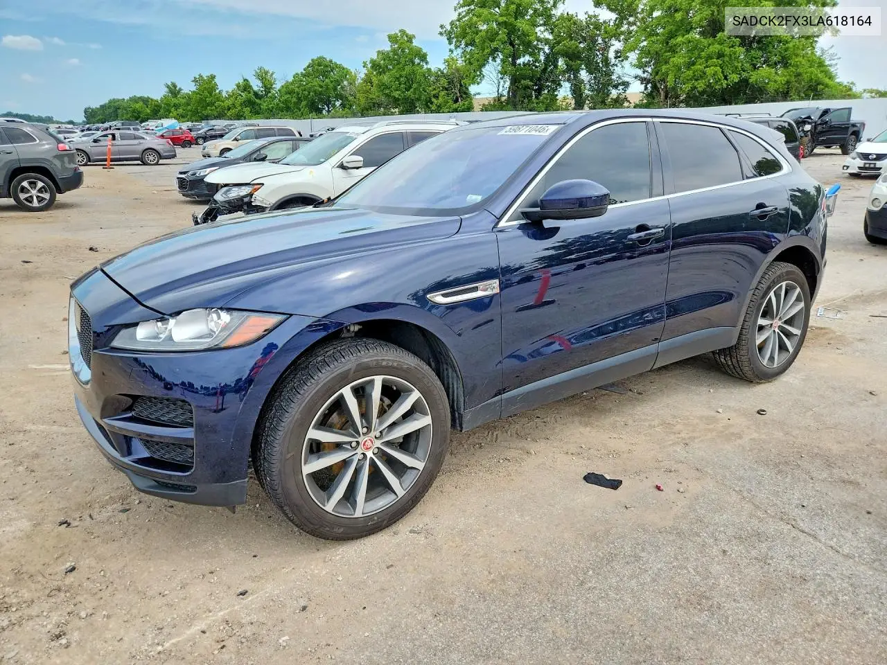 2020 Jaguar F-Pace Prestige VIN: SADCK2FX3LA618164 Lot: 59871046