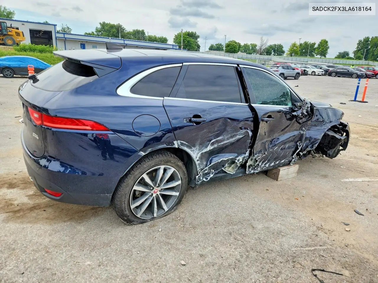 2020 Jaguar F-Pace Prestige VIN: SADCK2FX3LA618164 Lot: 59871046