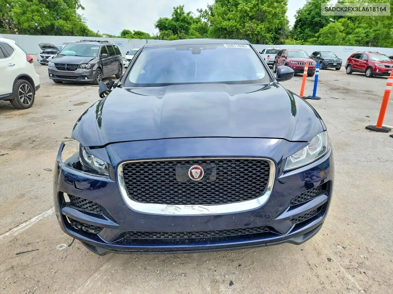 2020 Jaguar F-Pace Prestige VIN: SADCK2FX3LA618164 Lot: 59871046