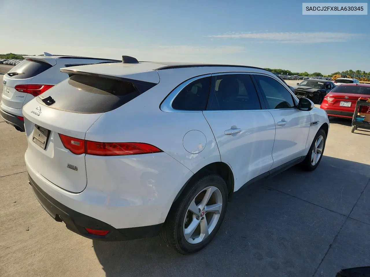 2020 Jaguar F-Pace Premium VIN: SADCJ2FX8LA630345 Lot: 60704916