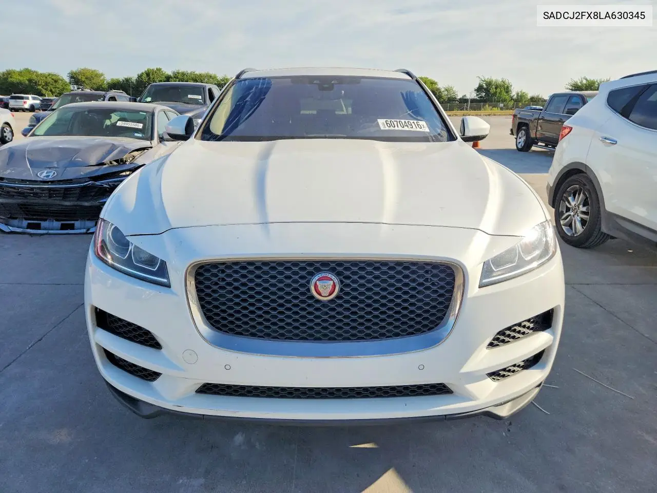 2020 Jaguar F-Pace Premium VIN: SADCJ2FX8LA630345 Lot: 60704916