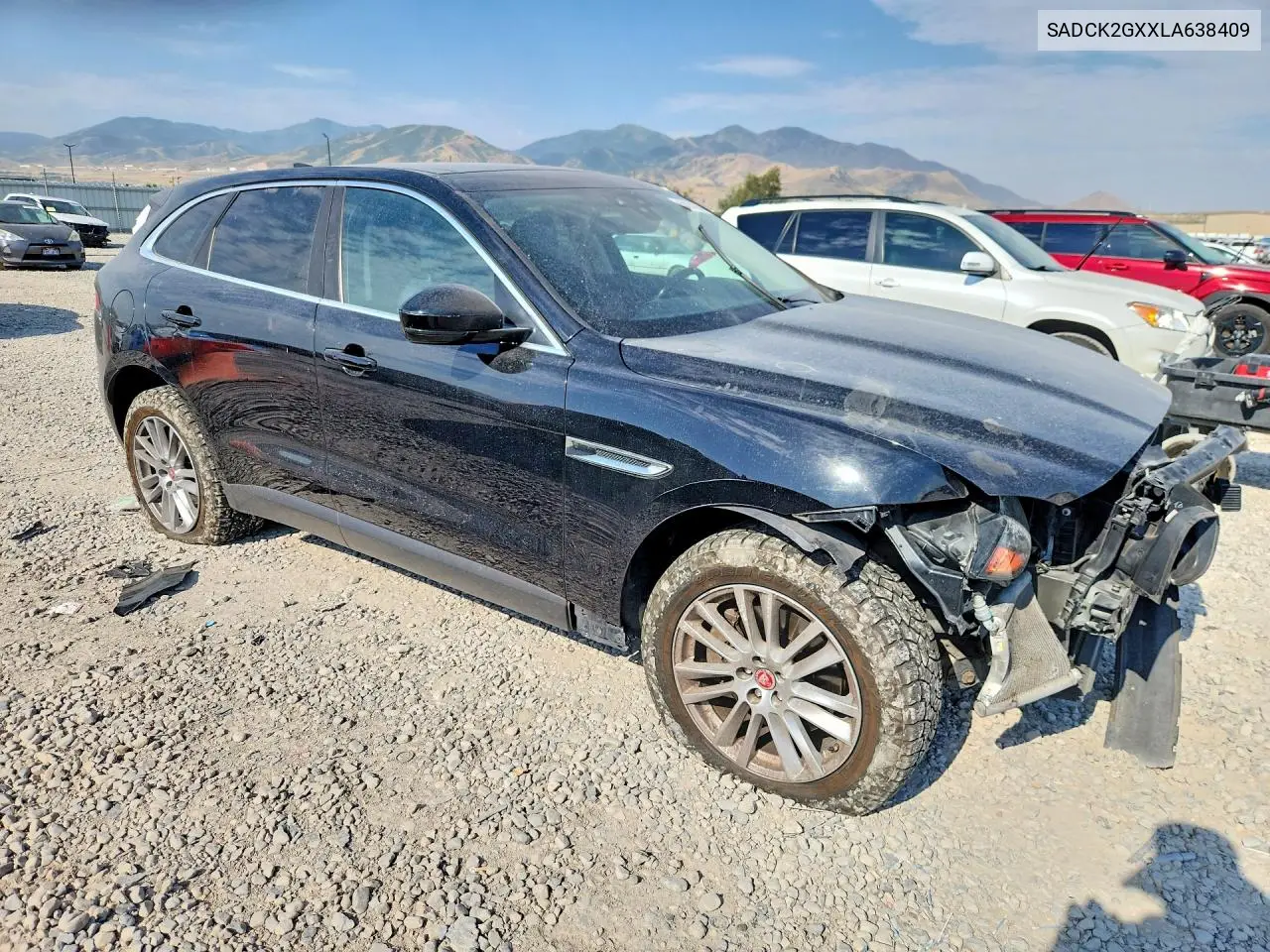 2020 Jaguar F-Pace Prestige VIN: SADCK2GXXLA638409 Lot: 60804366