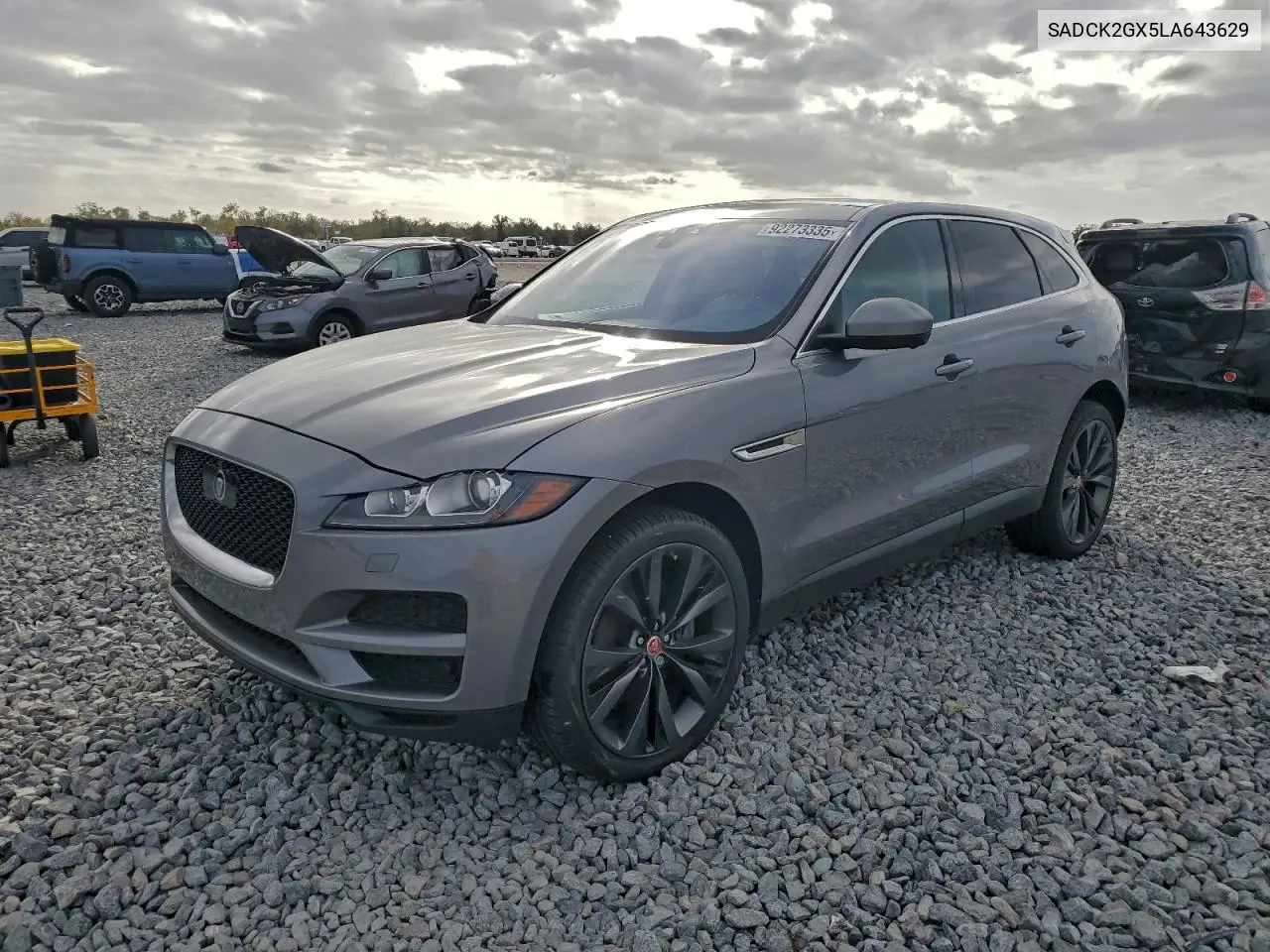 SADCK2GX5LA643629 2020 Jaguar F-Pace Prestige