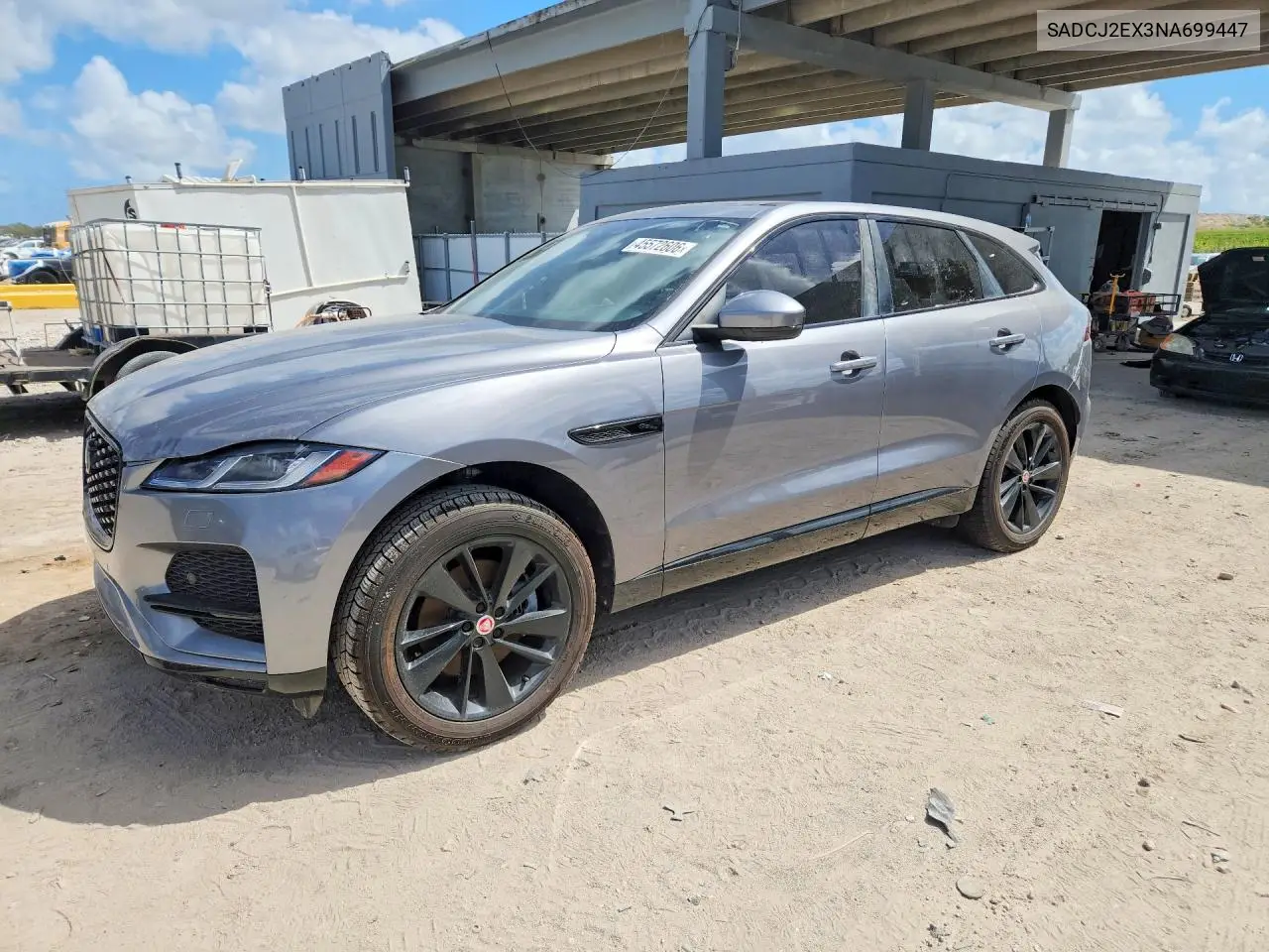 2022 Jaguar F-Pace S 4C P250 VIN: SADCJ2EX3NA699447 Lot: 45572606