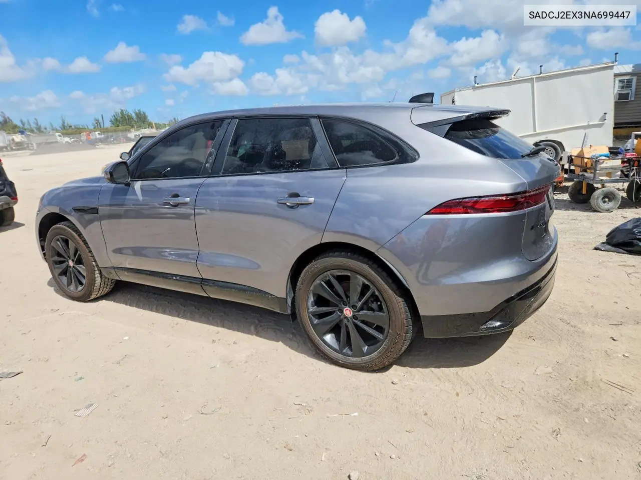 2022 Jaguar F-Pace S 4C P250 VIN: SADCJ2EX3NA699447 Lot: 45572606