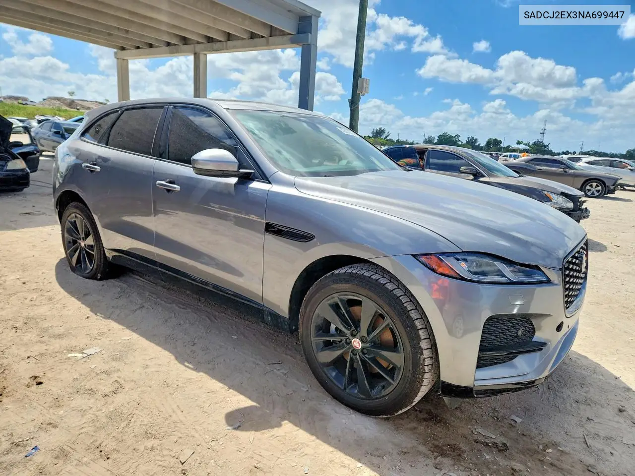 2022 Jaguar F-Pace S 4C P250 VIN: SADCJ2EX3NA699447 Lot: 45572606