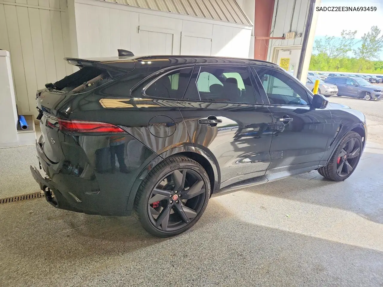 2022 Jaguar F-Pace Svr VIN: SADCZ2EE3NA693459 Lot: 54074926